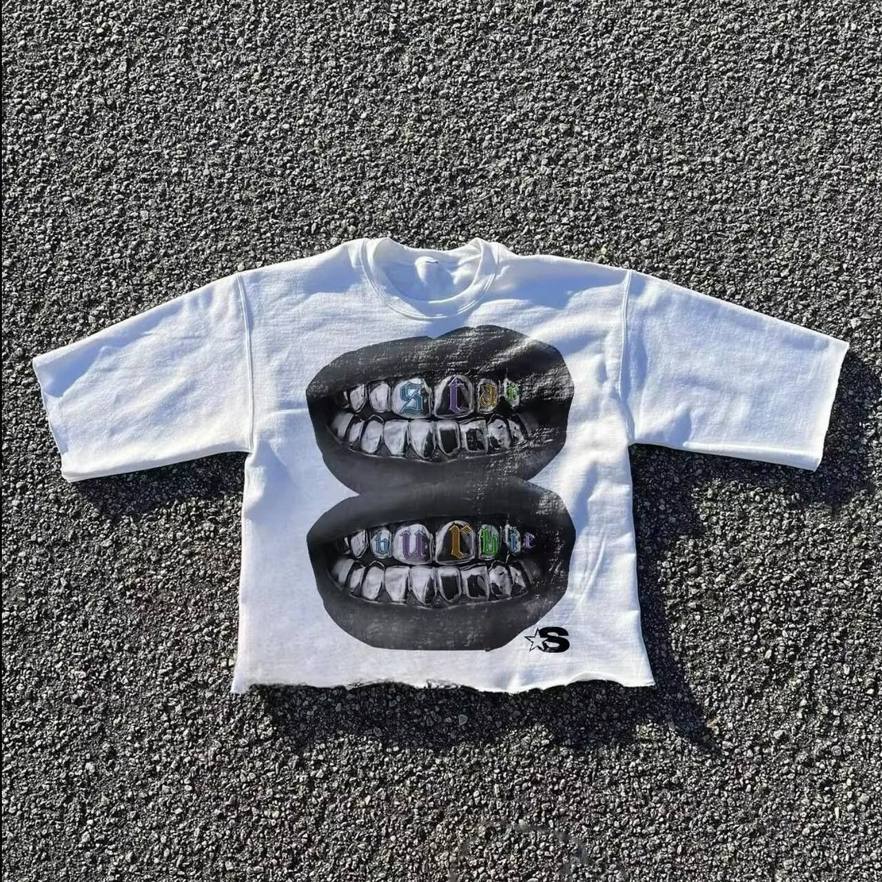 Japanese Brand × Vintage y2k punk print t-shirt Size US L / EU 52-54 / 3 - 1 Thumbnail