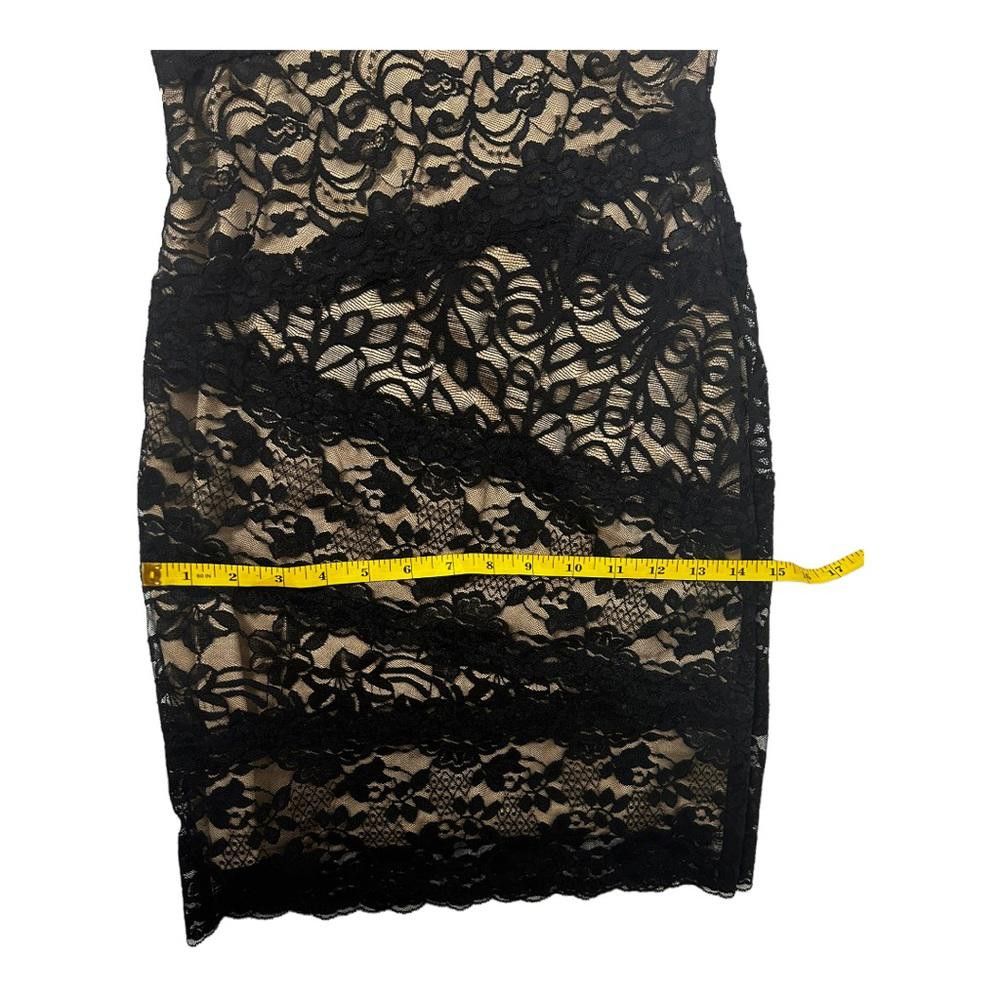 United Colors Of Benetton Bebe l NWT Black Lace One Shoulder Bandage Dress XS Size XS / US 0-2 / IT 36-38 - 6 Thumbnail