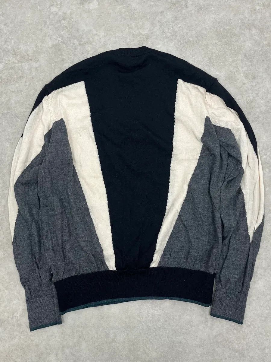 Emporio Armani AW2022 Emporio Armani Shape Black & White Wool Sweater Size US S / EU 44-46 / 1 - 5 Thumbnail