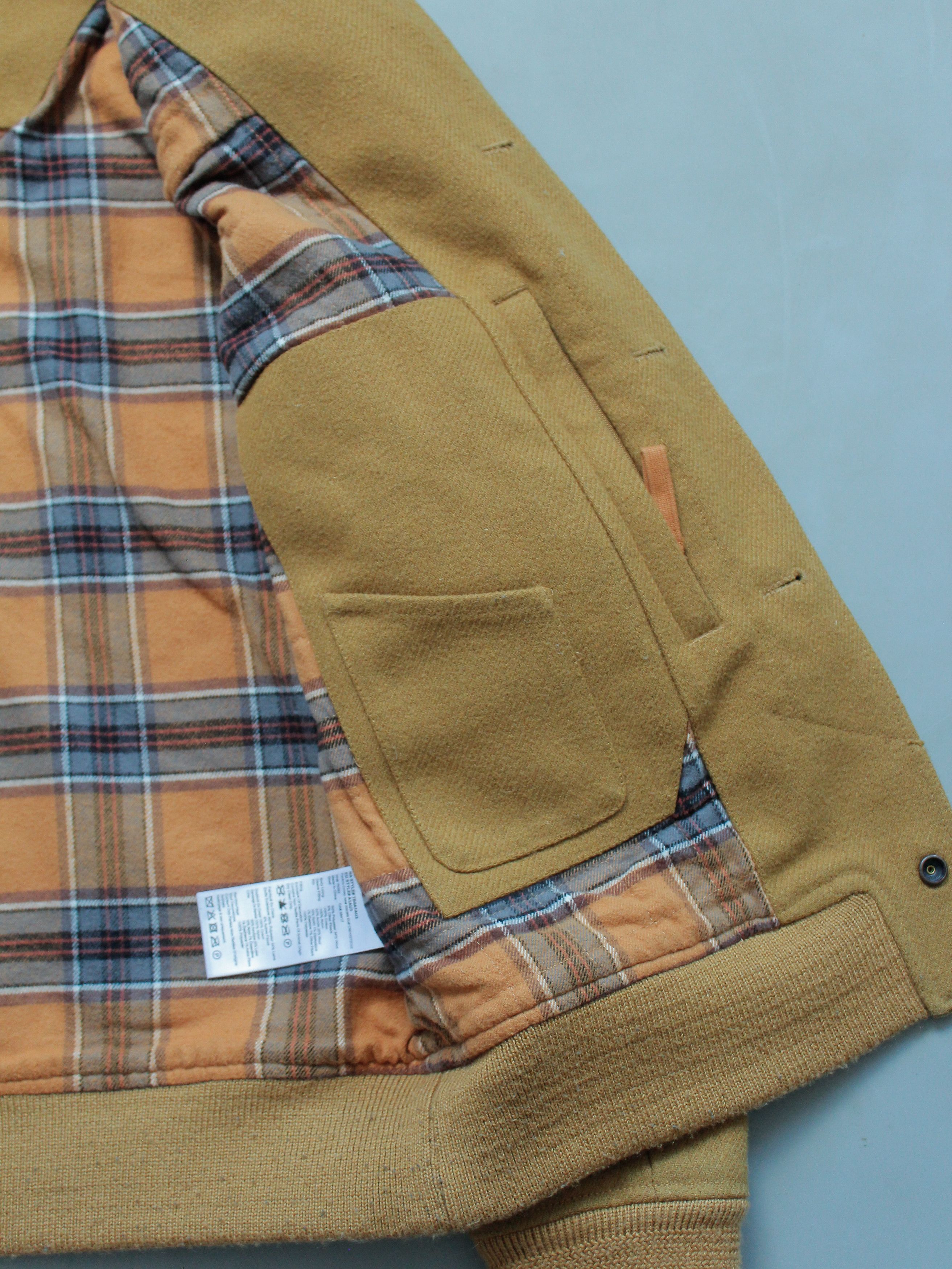 Timberland Moxie Wool Mountain Bomber Jacket Old Money Light Brown M-L Size US M / EU 48-50 / 2 - 9 Thumbnail