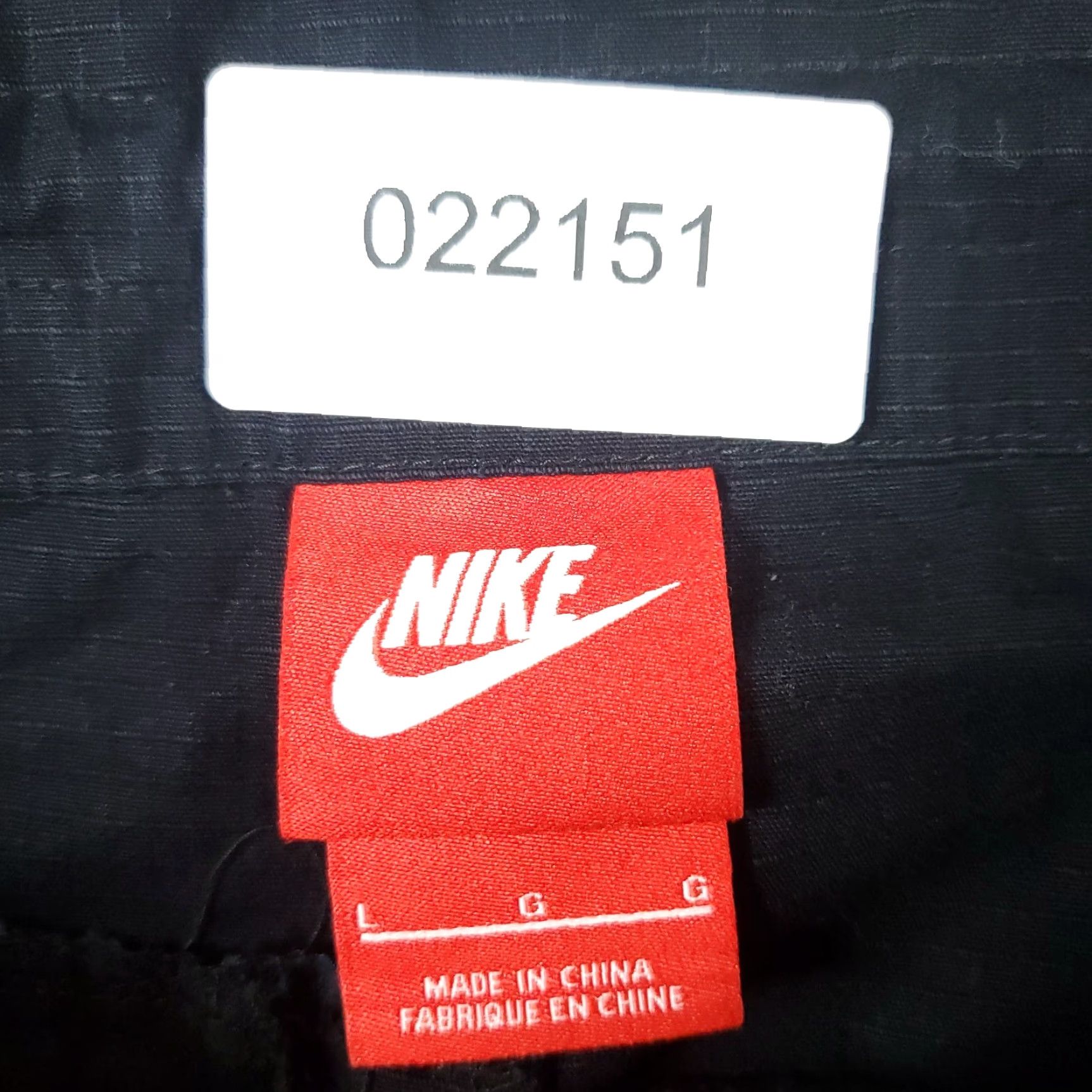 Nike Nike Shorts Mens Large Black Lace Tie Pocket Zip Casual Flat Front Athletic Size US 33 - 8 Thumbnail