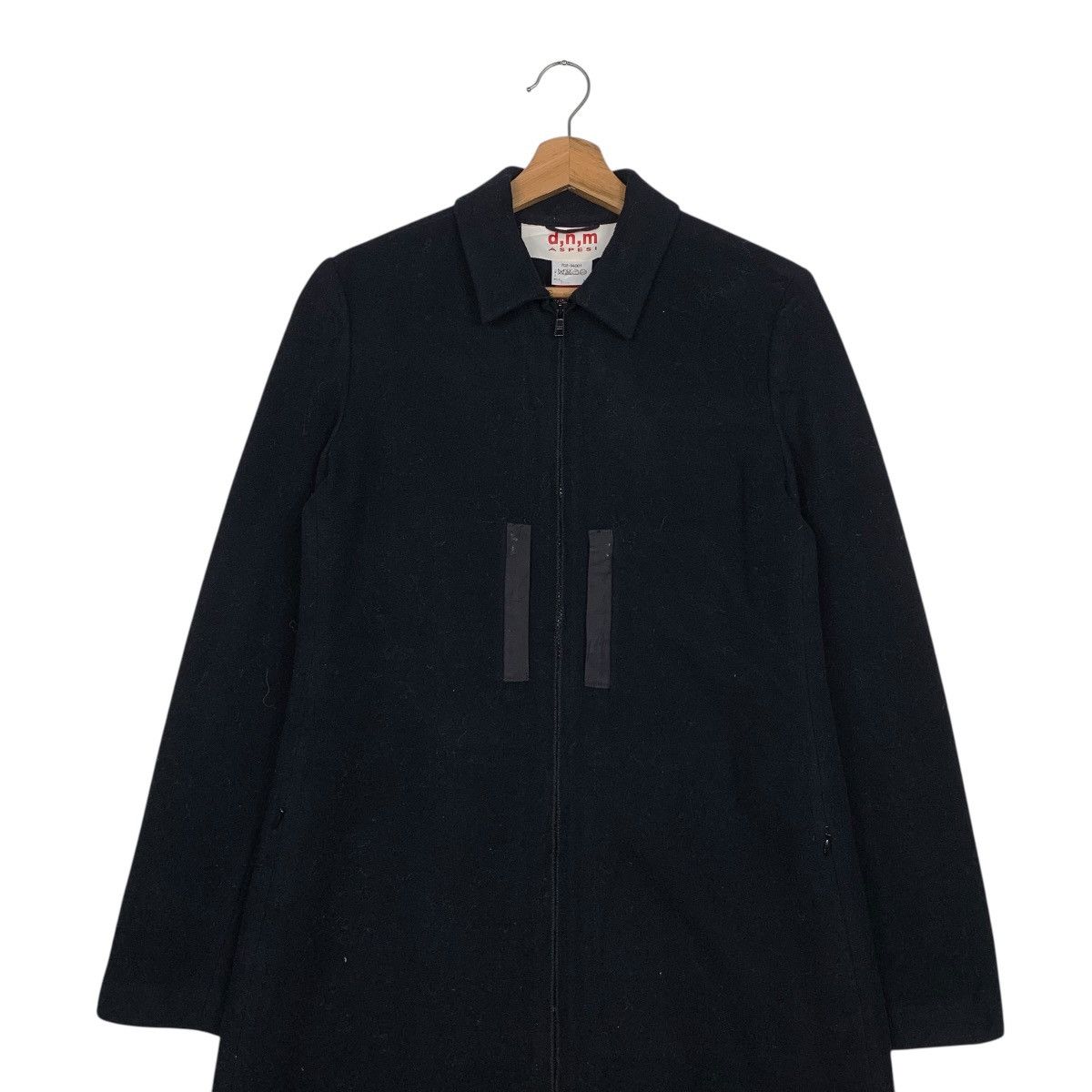 Aspesi DNM Aspesi Wool Zipper Black Coat Size US S / EU 44-46 / 1 - 3 Thumbnail