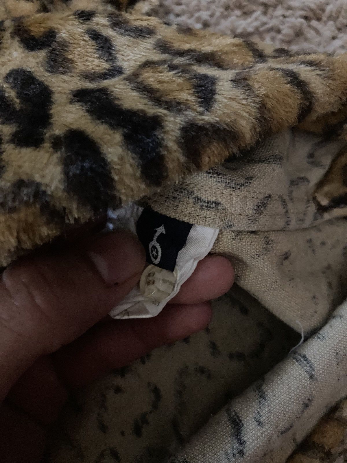 20471120 AW97 20471120 Leopard Button Down Shirt Deep Pile Fleece 90s Size US M / EU 48-50 / 2 - 8 Thumbnail