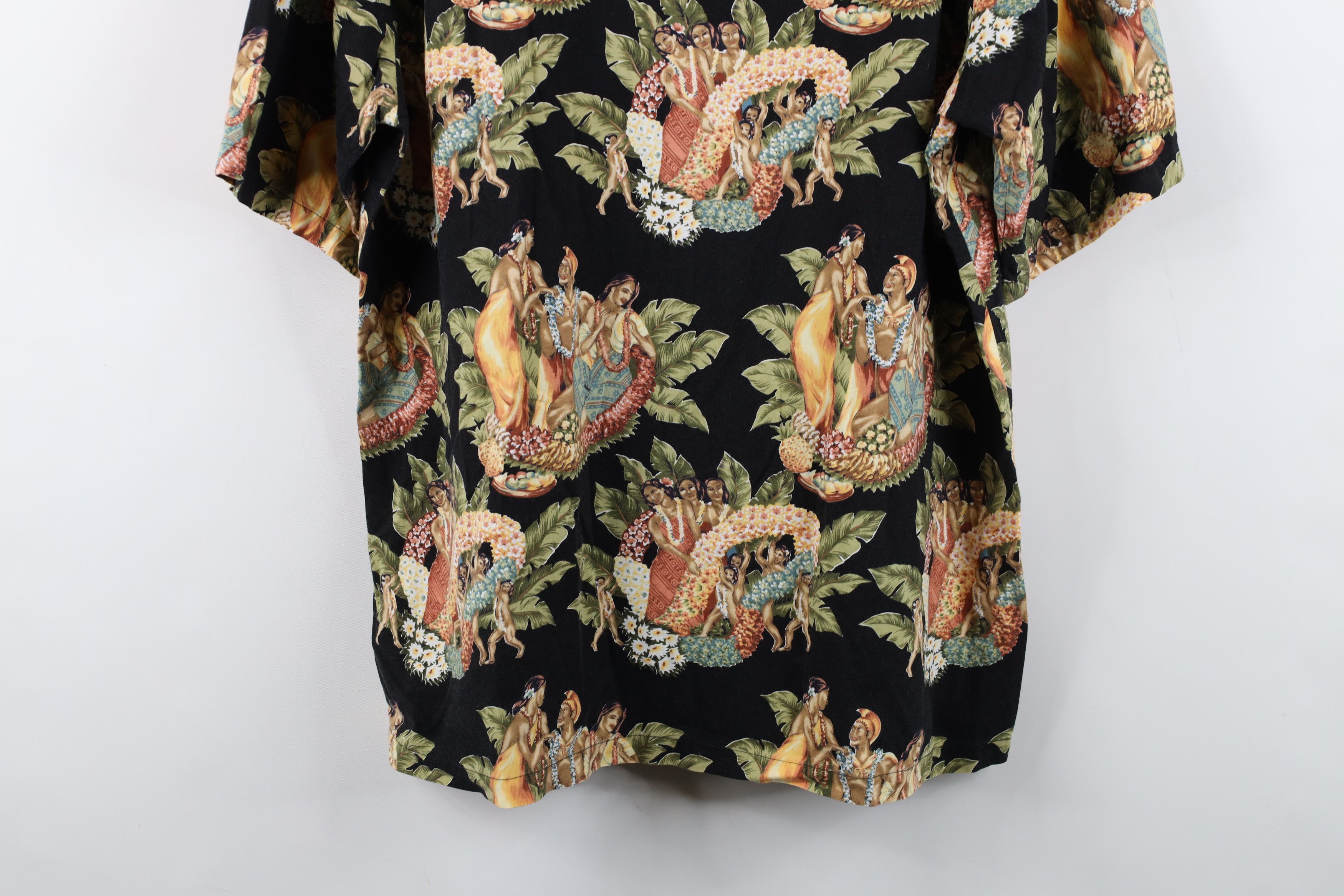 Vintage Vintage 90s Streetwear God Luau Camp Collar Button Shirt Size US XL / EU 56 / 4 - 14 Thumbnail