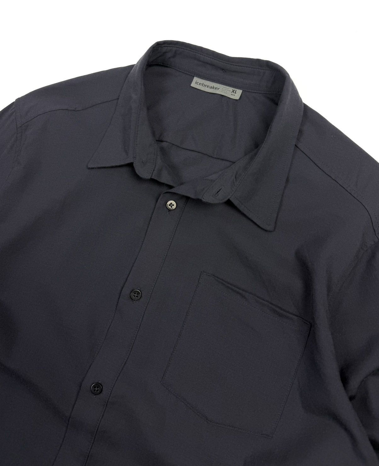 Icebreaker Icebreaker Wool Botton Up Shirt Gray Outdoor Gorpcore Size US XL / EU 56 / 4 - 8 Thumbnail