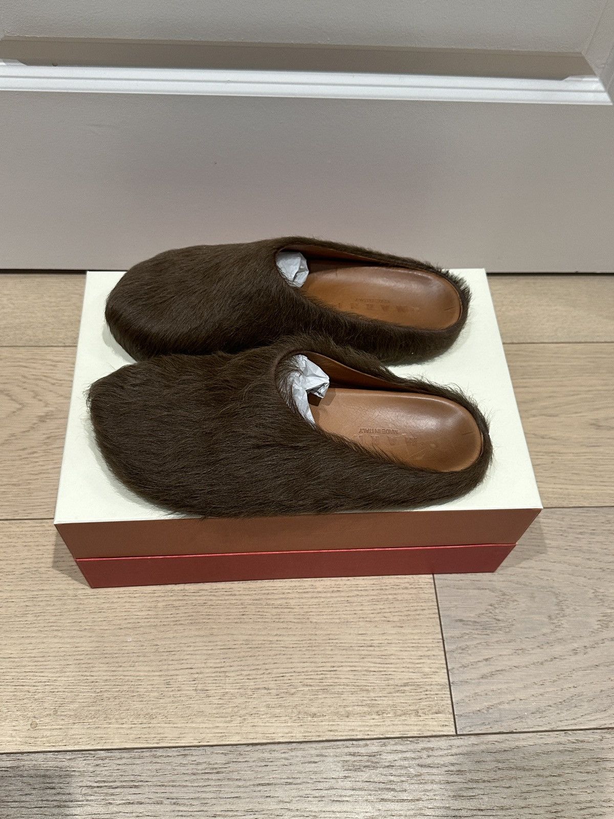 Marni Marni Brown Fussbett Sabot Slip On Size US 9 / EU 42 - 2 Thumbnail