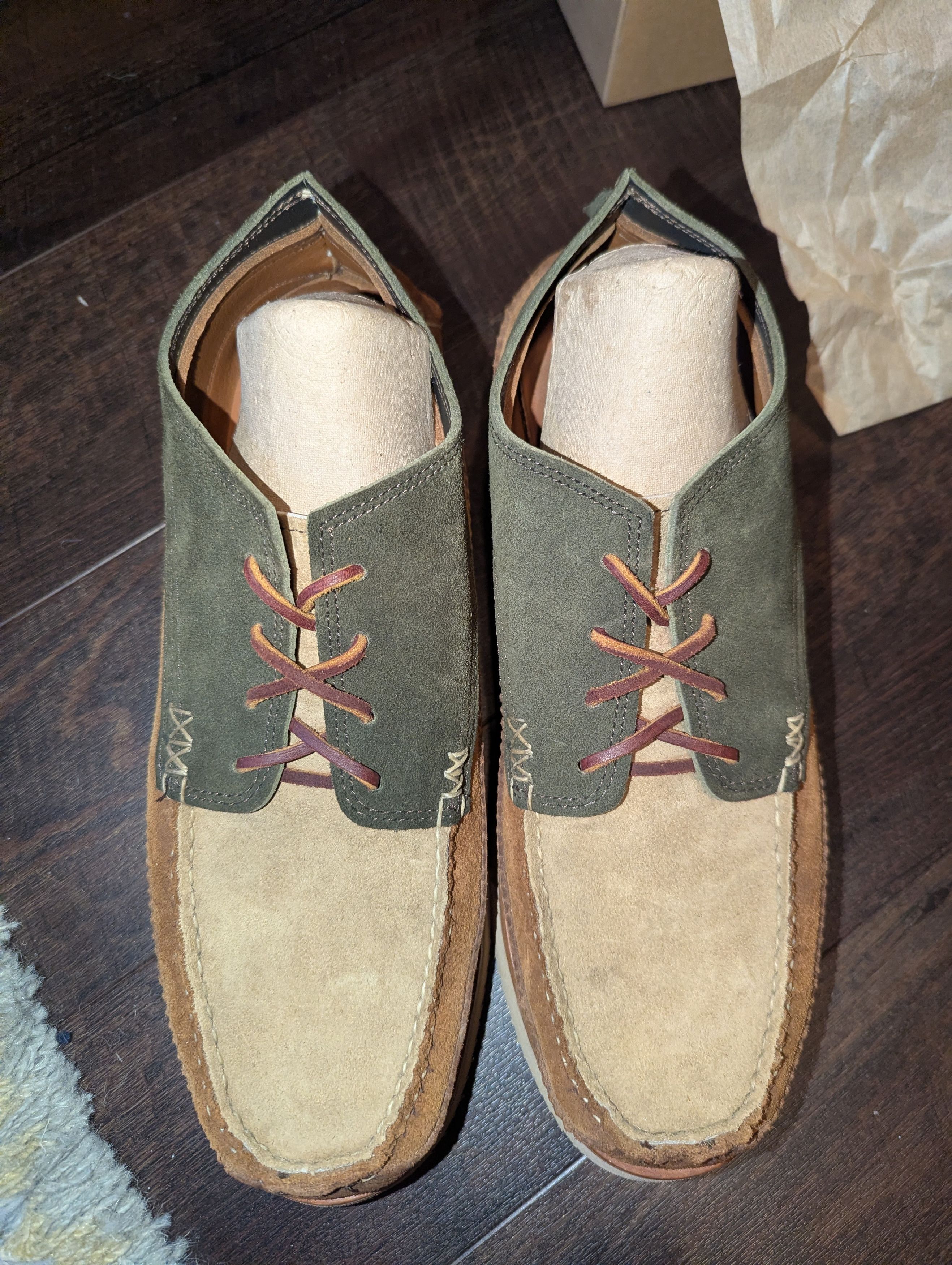Yuketen Handsewn Maine Guide Oxford DB - FO Quatro Size US 11 / EU 44 - 17 Thumbnail