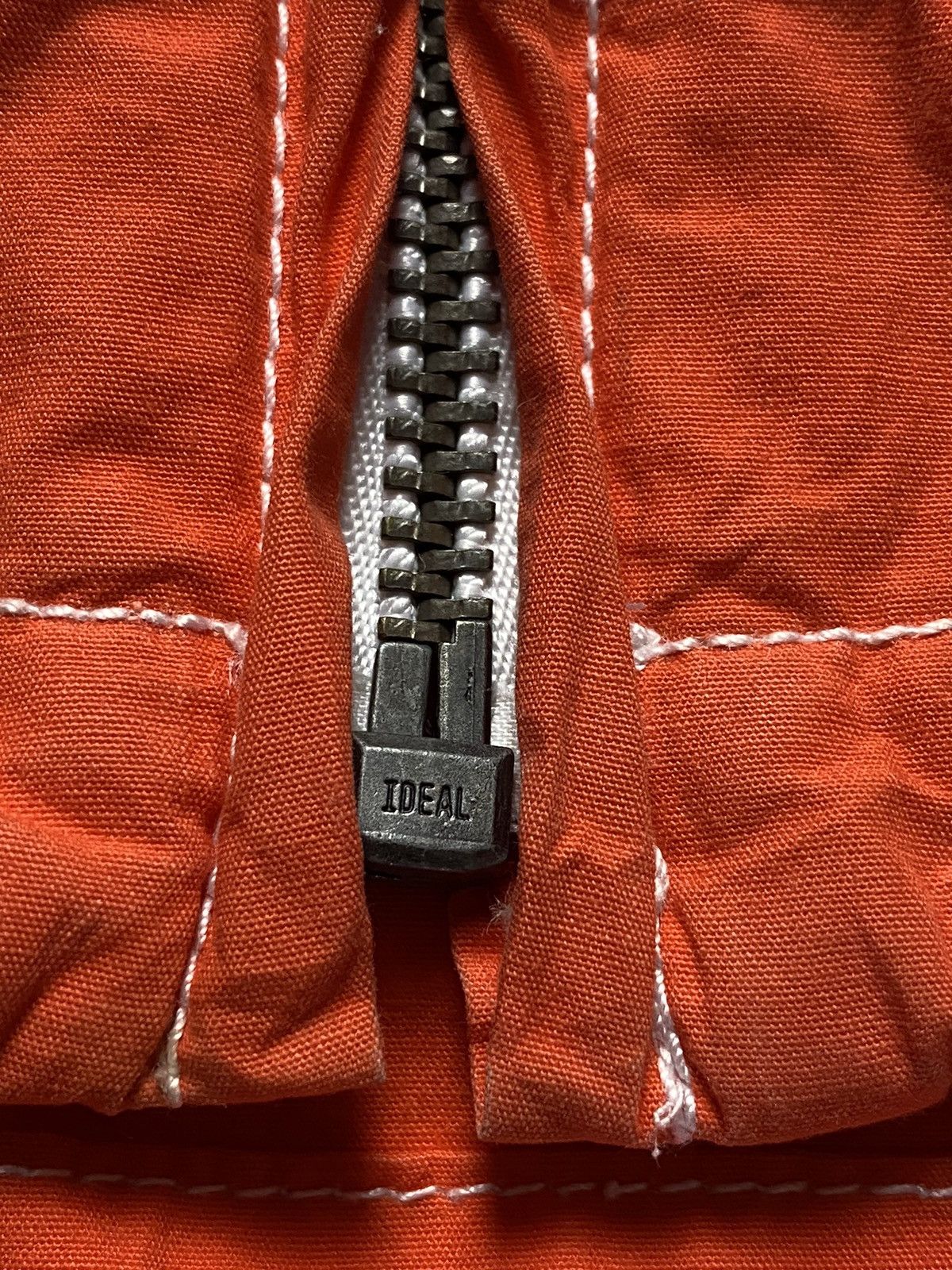 Gap 03/13' GAP Striped Hooded Lava Orange V/304206 Size US M / EU 48-50 / 2 - 4 Thumbnail