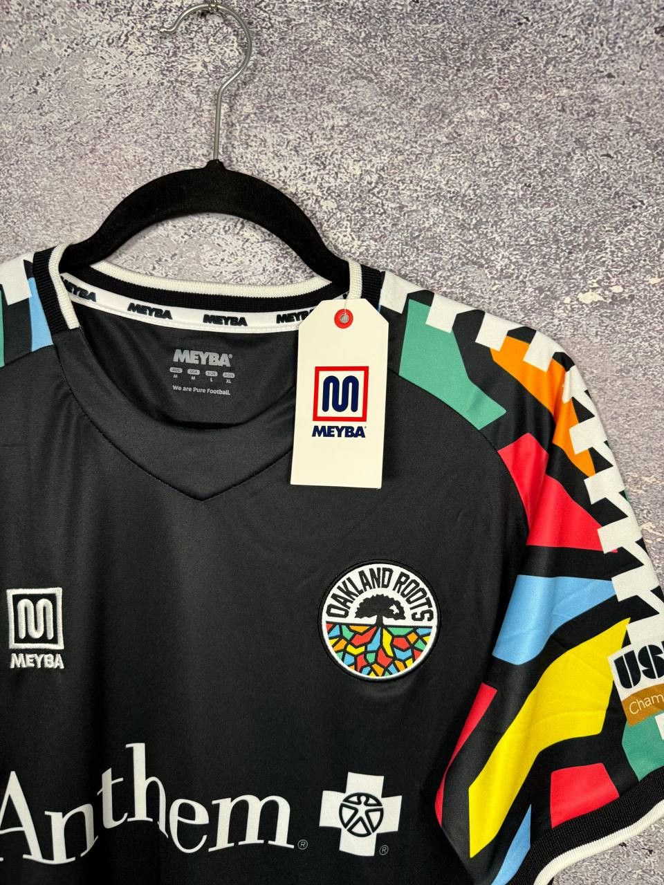 Vintage NWT OAKLAND ROOTS 2023 MEYBA SOCCER JERSEY Size US M / EU 48-50 / 2 - 5 Thumbnail