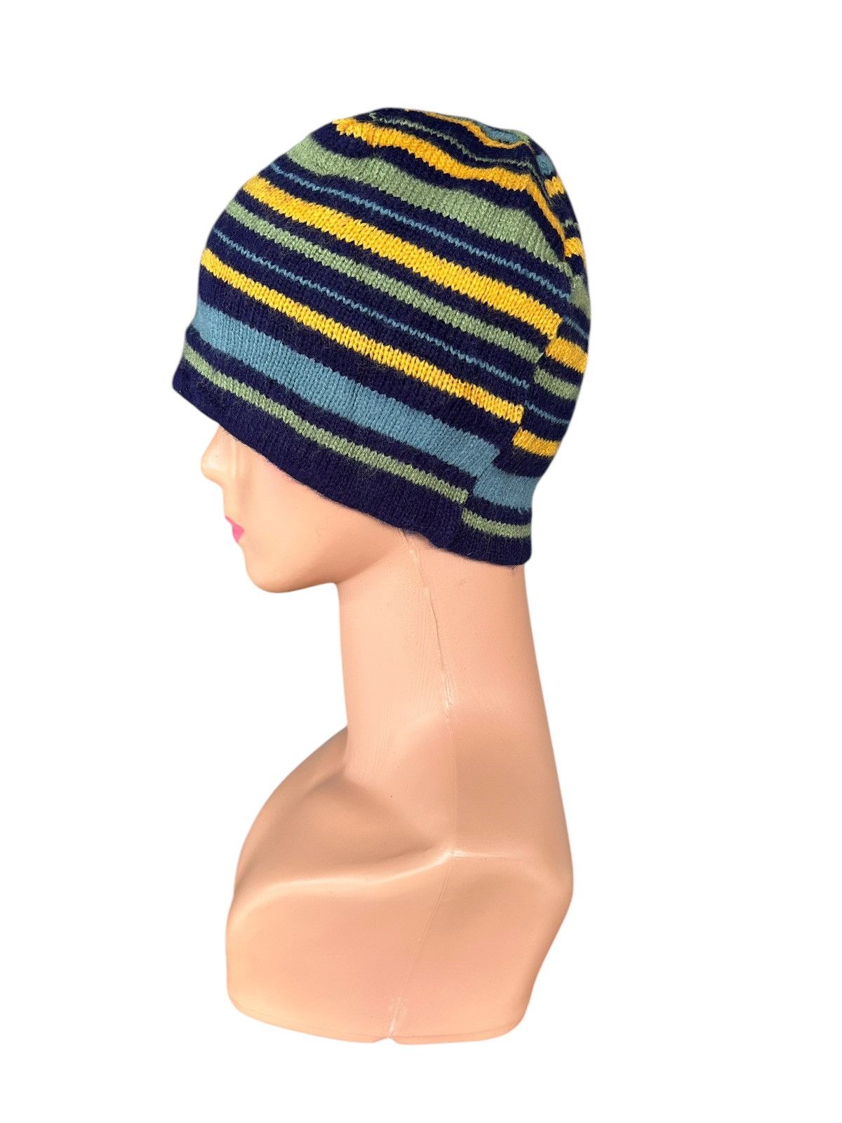 Japanese Brand × Kapital × Vintage Stussy Stripe Beanie Hats Size ONE SIZE - 2 Thumbnail