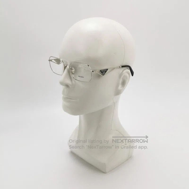 Prada Prada Full Frame Triangle Logo Glasses. Size ONE SIZE - 1 Thumbnail