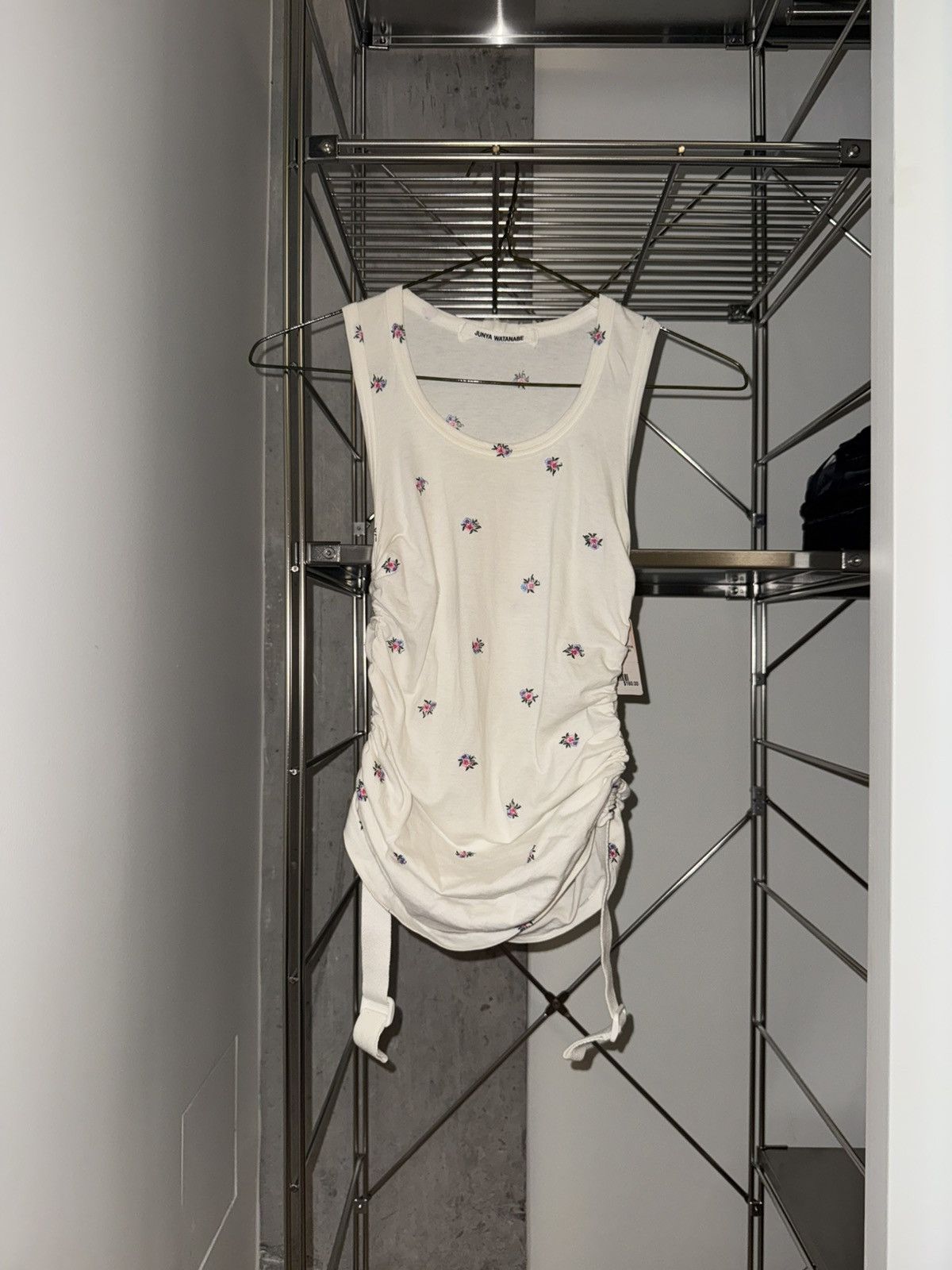 Junya Watanabe CDG SS 2003 floral parachute tank top