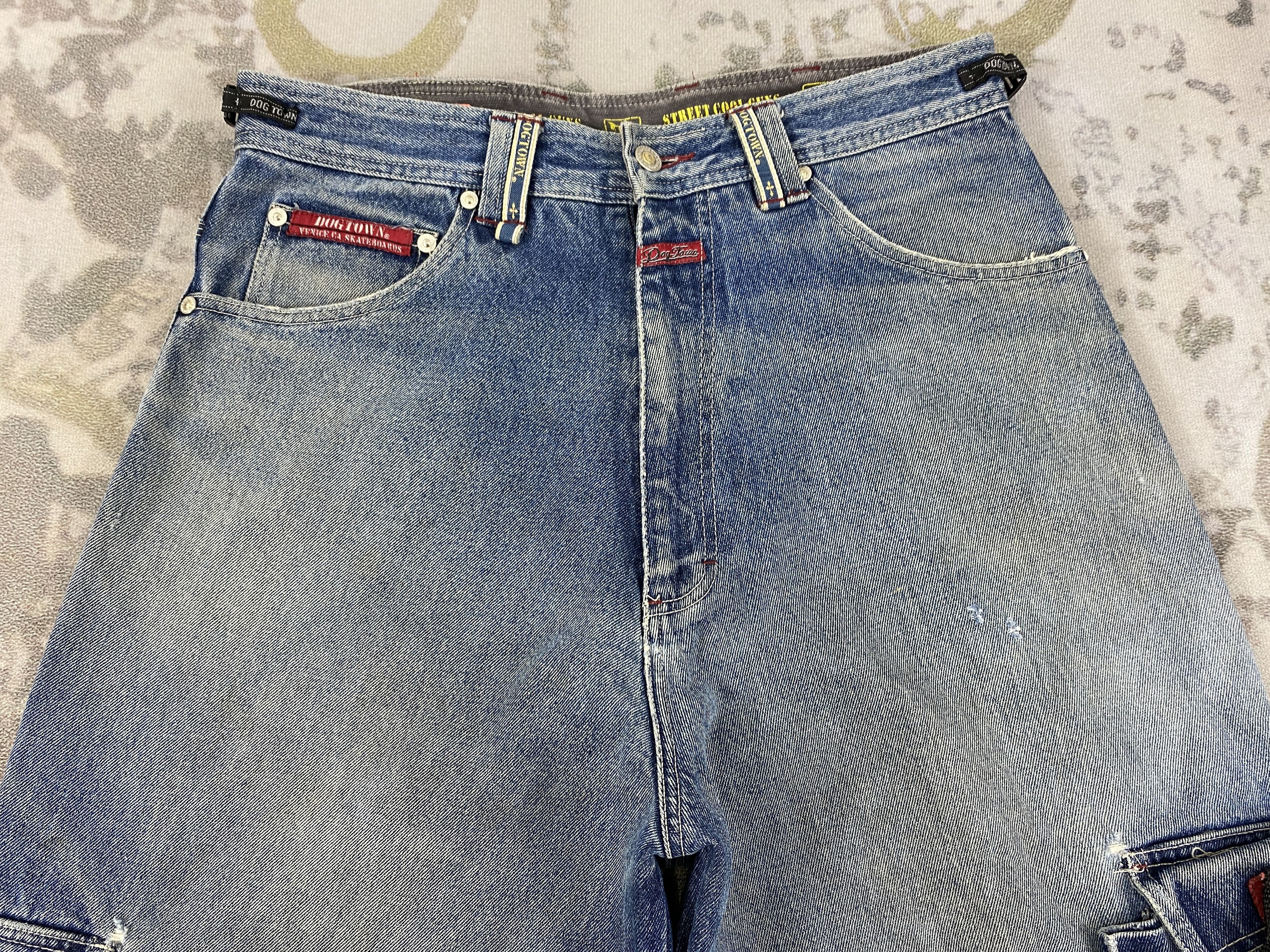 Dogtown Vintage Dog Town Baggy/Balloon Jeans 31x33.5 Denim- JN3929 Size US 31 - 3 Thumbnail