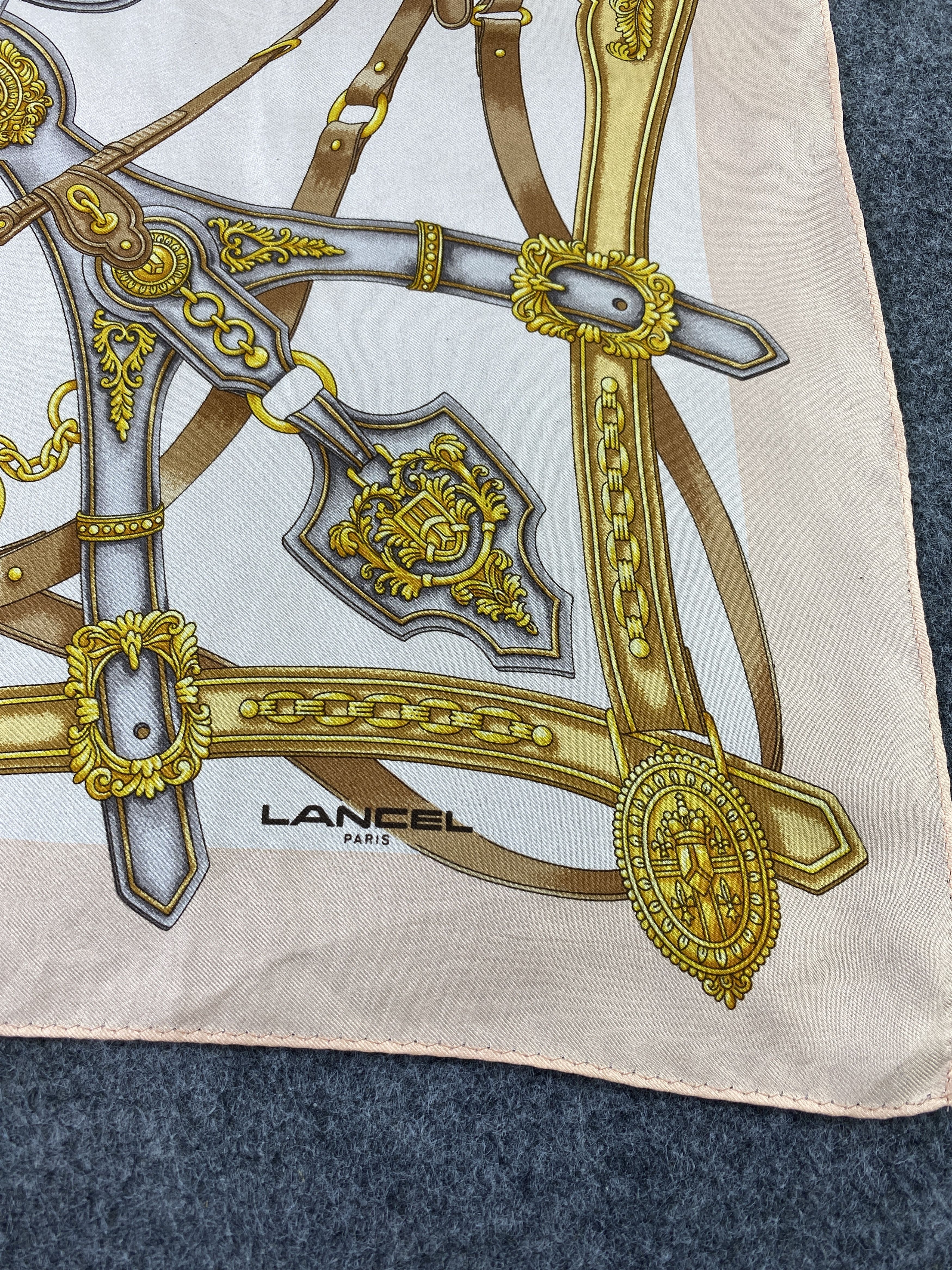 Lancel × Vintage Lancel Handkerchief / Bandana / Neckerchief-B132 Size ONE SIZE - 7 Thumbnail
