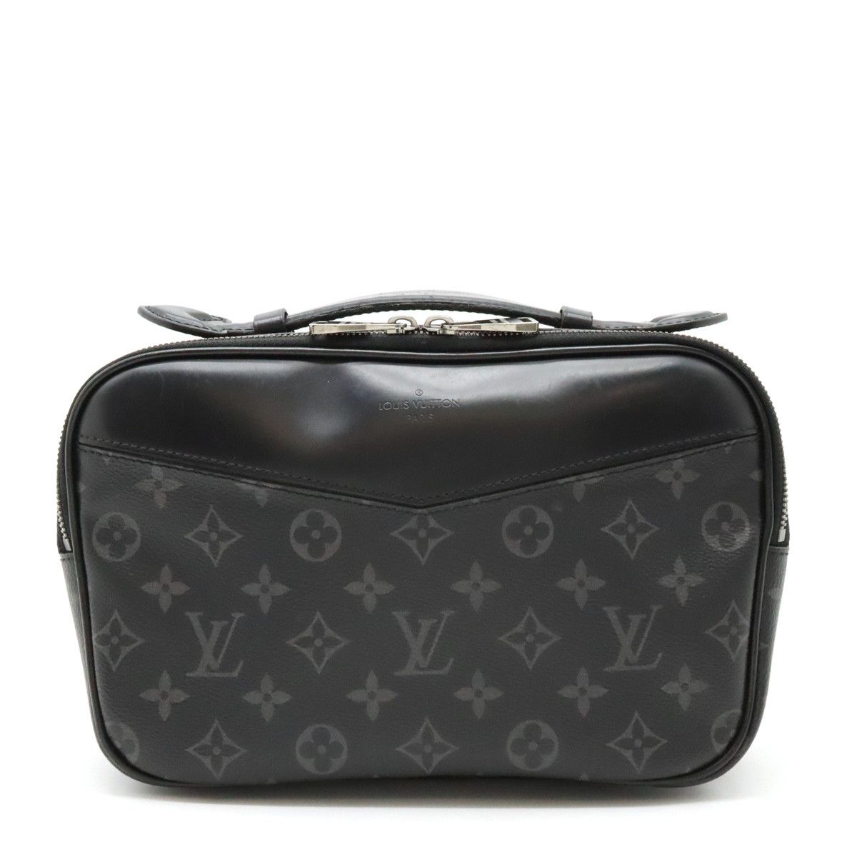 Louis Vuitton Louis Vuitton Louis Vuitton Monogram Eclipse Bum Bag M42906 Canvas Belt Bag M42906 in Very Good Condition Size ONE SIZE - 1 Thumbnail