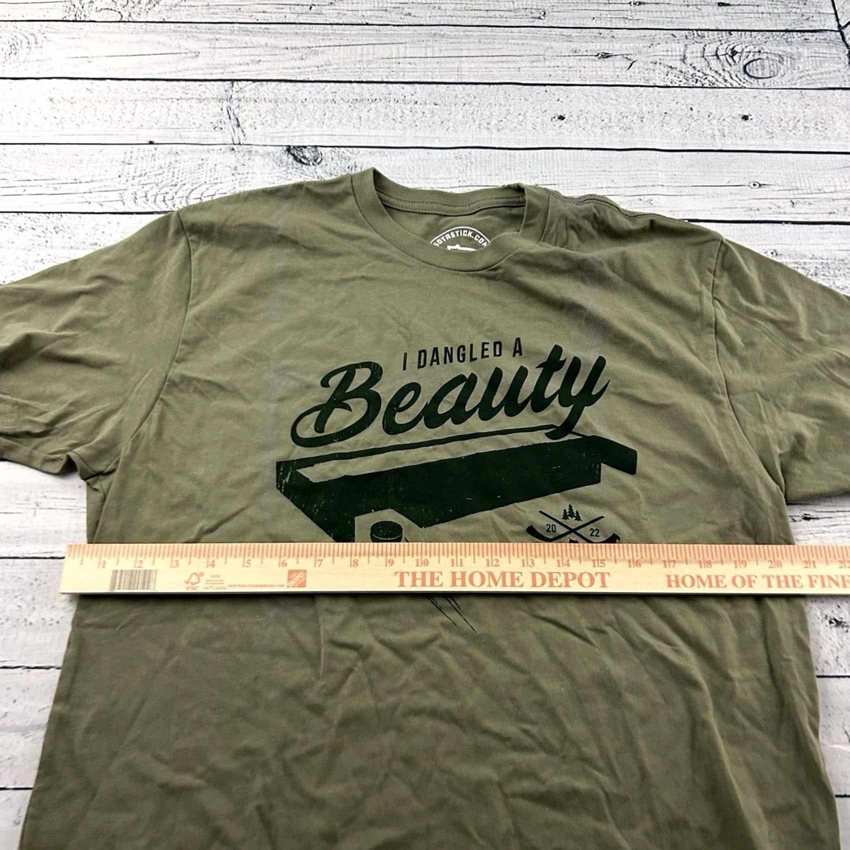 Vintage Sota Stick T-Shirt Mens Large Green Short Sleeve 2022 Hockey Dangled A Beauty Size US L / EU 52-54 / 3 - 5 Thumbnail