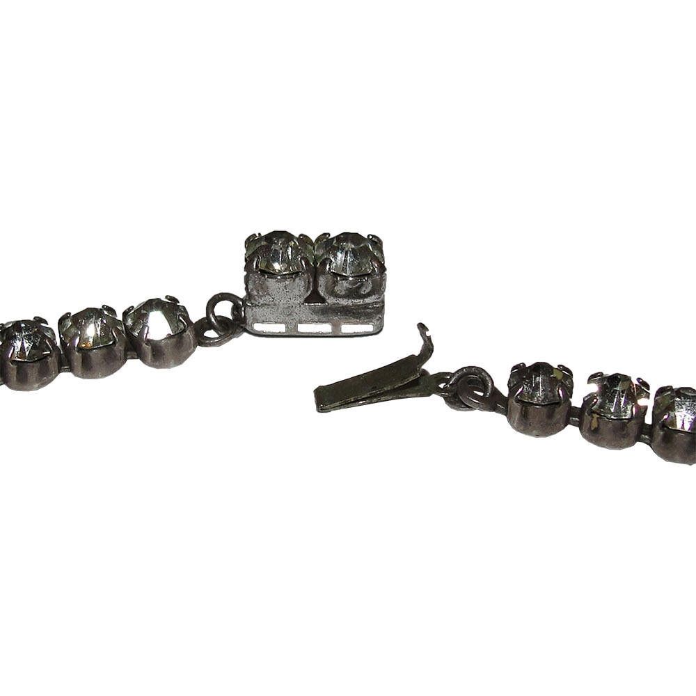 Designer Art Deco Sterling Paste Lavalier Necklace Size ONE SIZE - 6 Thumbnail