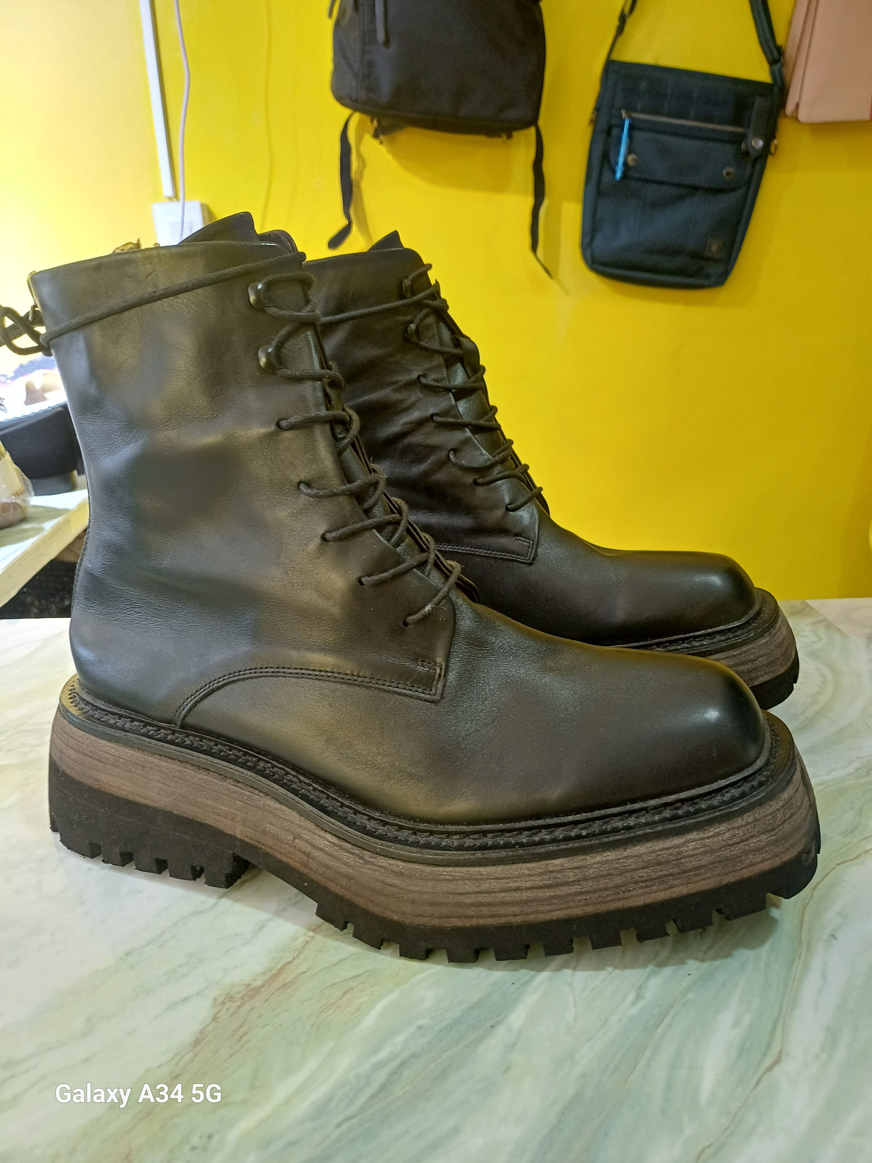 Marsell Marsèll Black Quadrarmato Boots Size US 11 / EU 44 - 13 Thumbnail