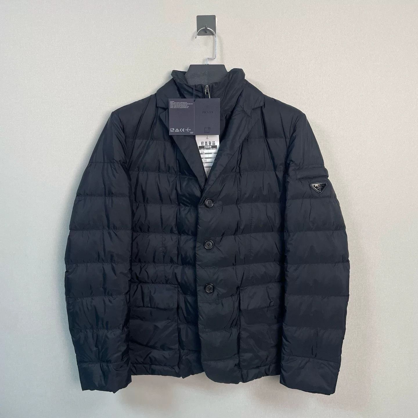 Prada prada style puffer jacket with logo Size US L / EU 52-54 / 3 - 1 Thumbnail