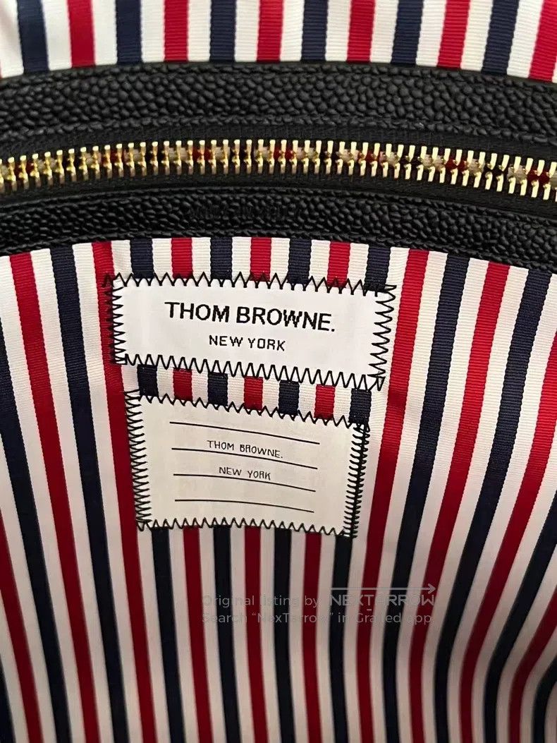 Thom Browne Thom Browne Lizard Patterned Striped Briefcase Size ONE SIZE - 9 Thumbnail