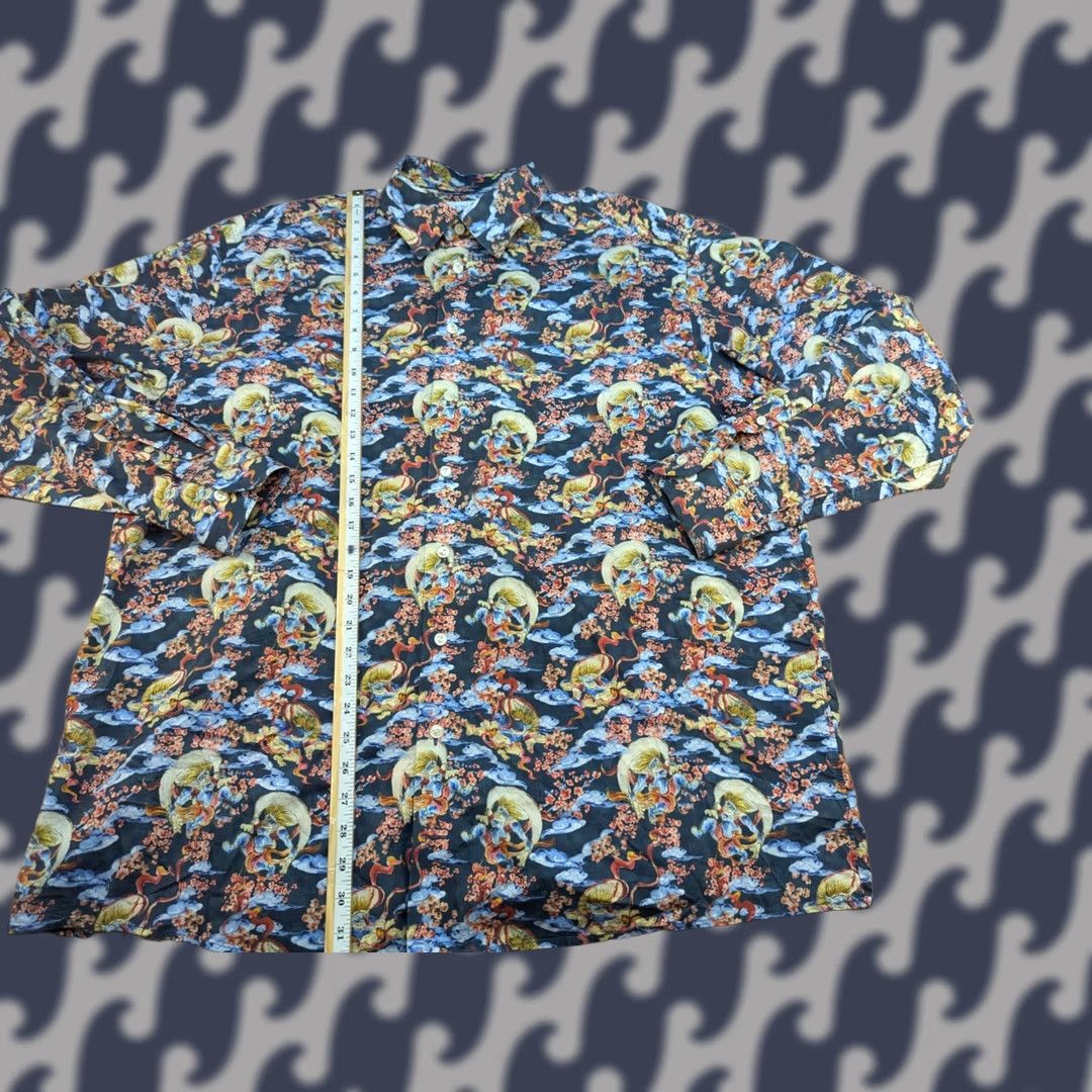 Eton ETON japan Multicolor Button-Up Shirt Mens 3XL Demon AOP All Over Print Shirt Mens 3XL Multicolor Button-Up Size US XXL / EU 58 / 5 - 1 Thumbnail