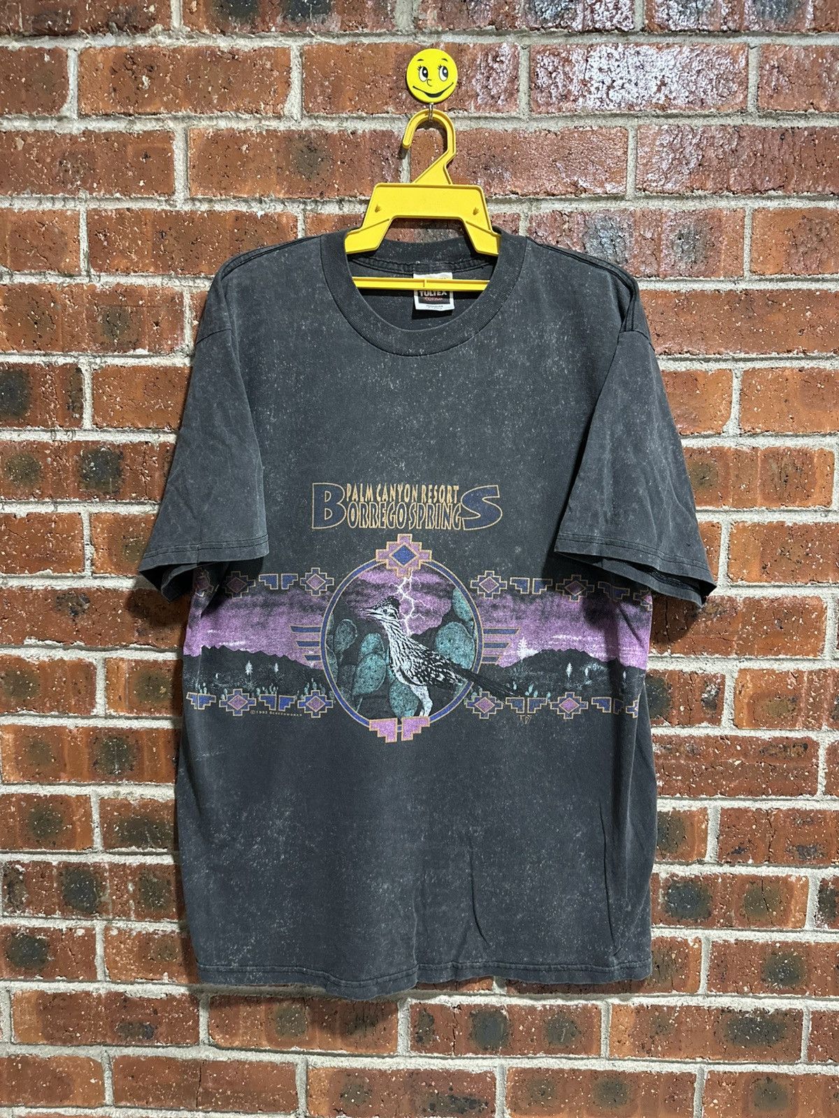 Tultex Thrashed Vintage Palm Canyon Resort Borrego Springs Faded T Size US XL / EU 56 / 4 - 1 Thumbnail
