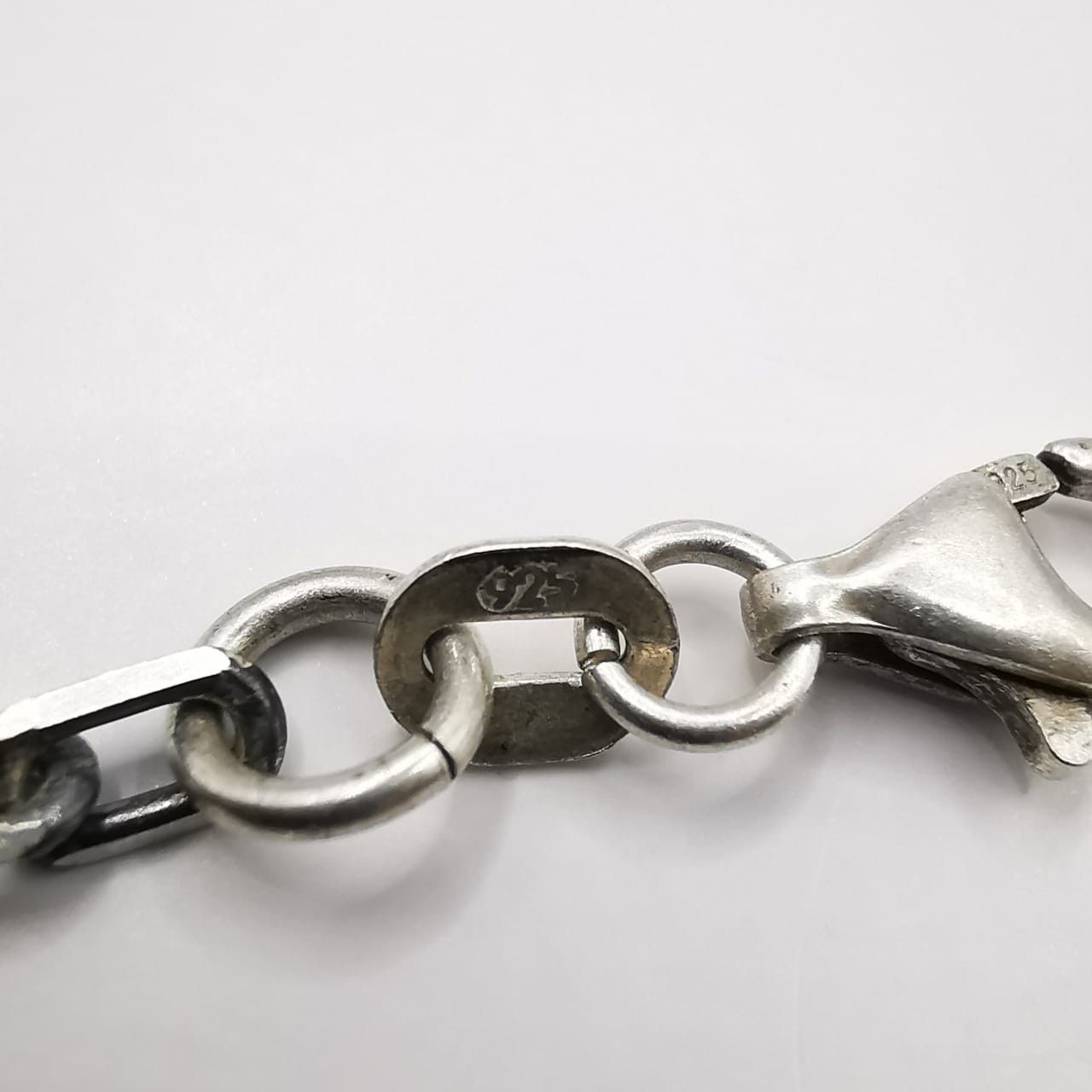 Sterling Silver Vintage Jewelry Chain, 925 Sterling Silver, Signed 12,25g Size ONE SIZE - 8 Thumbnail