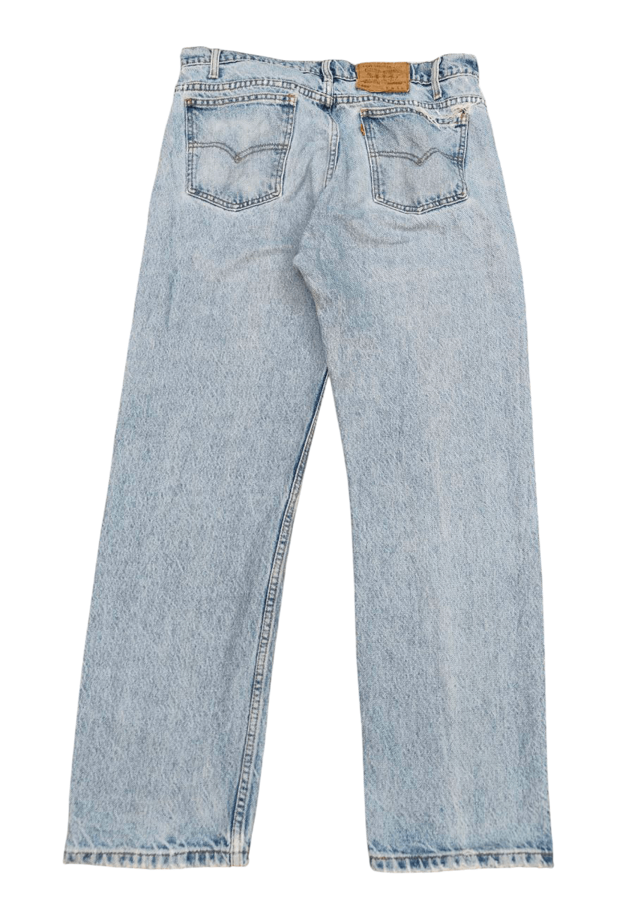 Levi's 90s VIntage Levi's 505 Orange Tab Distressed Denim Size US 36 / EU 52 - 2 Thumbnail