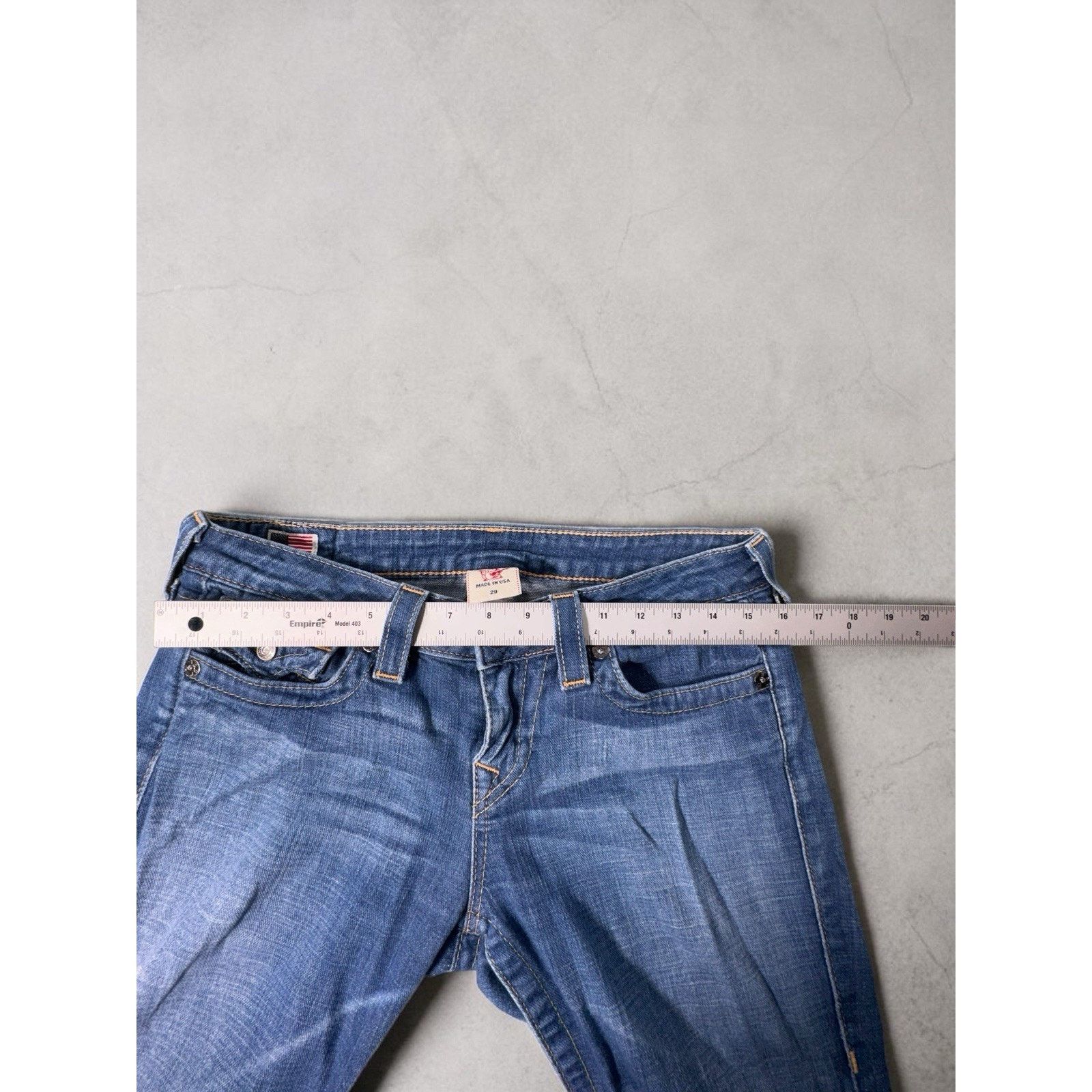 True Religion True Religion Disco Billy Jeans Womens 29 Blue Bootcut Size 29" - 5 Thumbnail