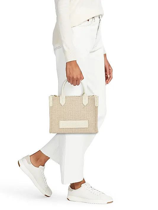 Balmain os11x0226 Size: OS / B-Army Small Tote Bag in Beige Size ONE SIZE - 2 Thumbnail