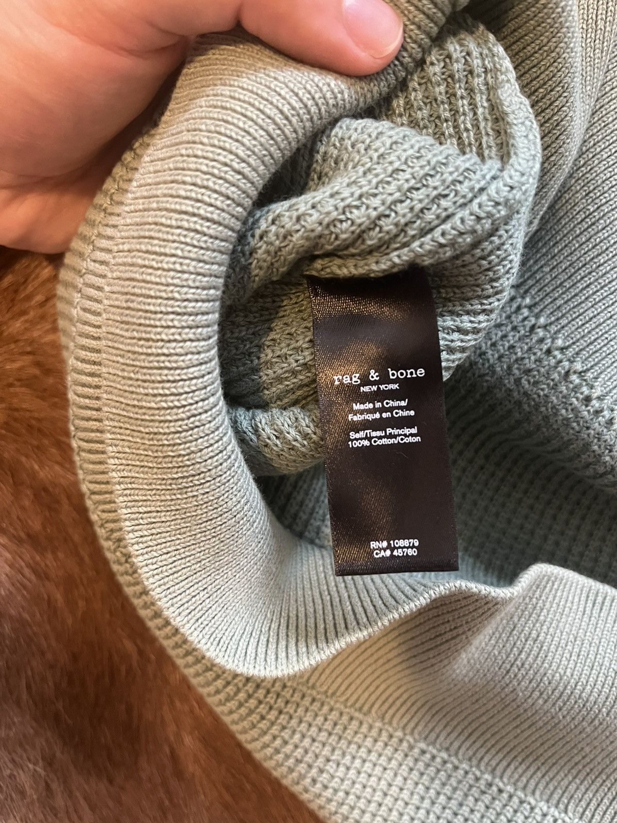 Rag & Bone Dexter mixed media crew Size US XL / EU 56 / 4 - 4 Thumbnail