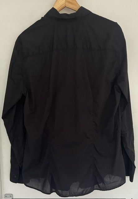 Armani Vintage Armani Jeans Black Cotton Button-Up Shirt XL Size US XL / EU 56 / 4 - 2 Thumbnail