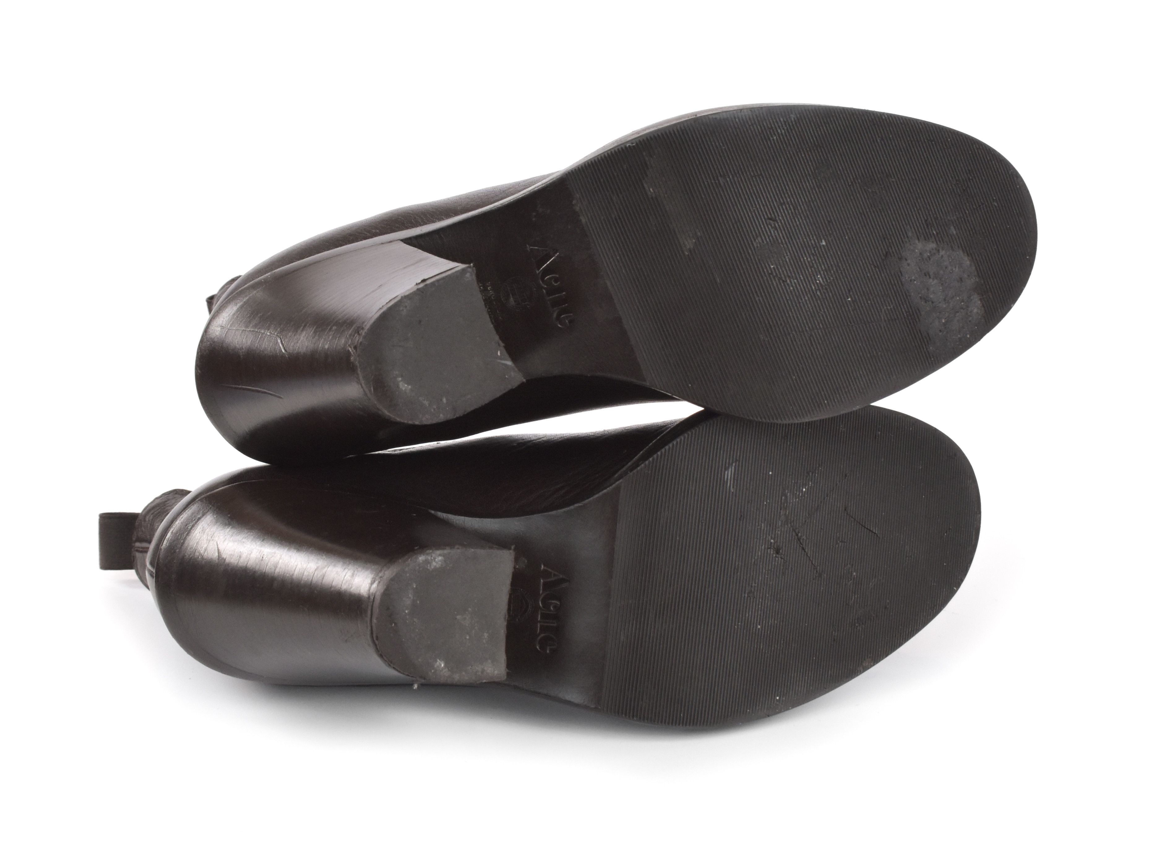 Acne Studios ACNE STUDIOS High Heel Chelsea Ankle Boots Leather Shoes Size US 7 / IT 37 - 9 Thumbnail