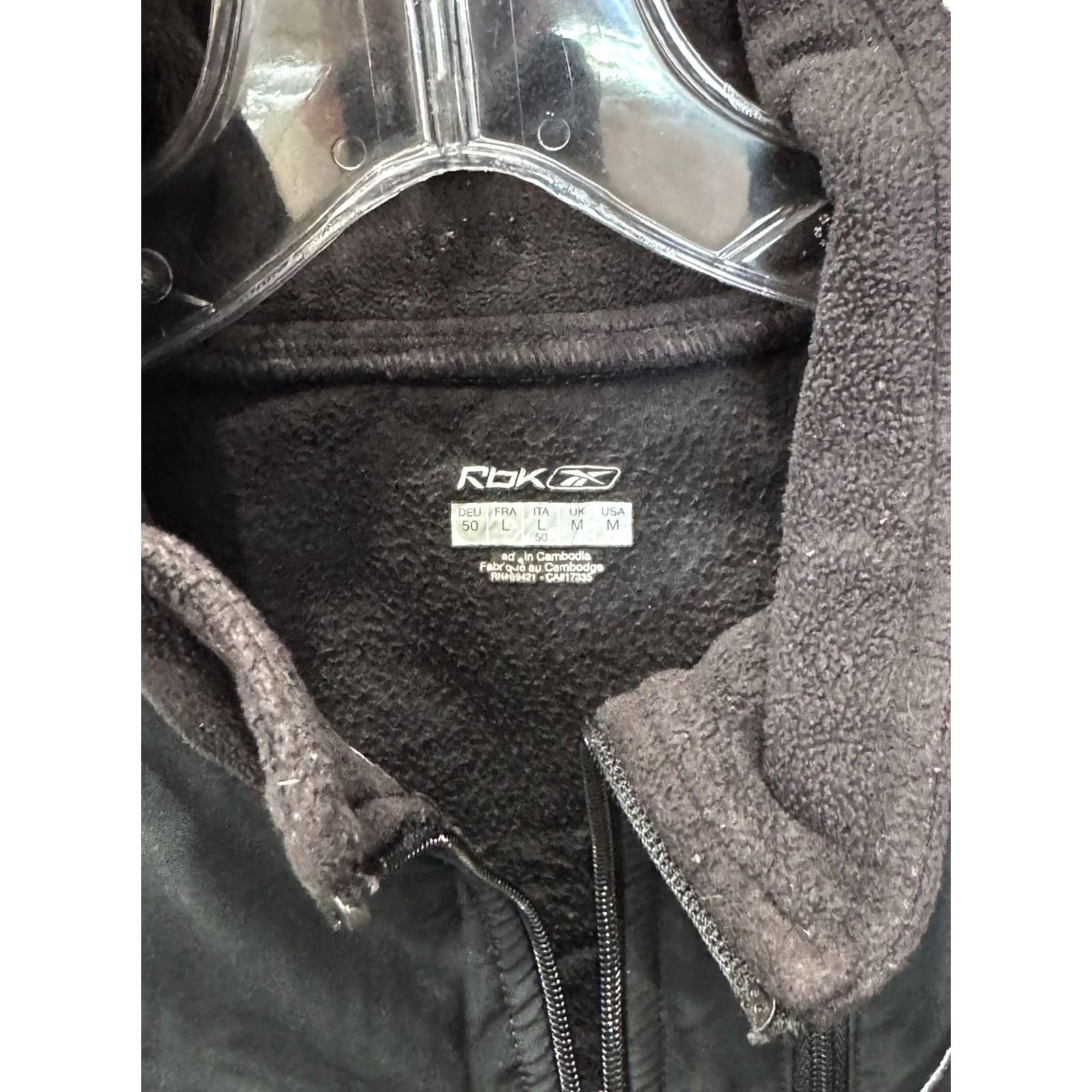 Reebok Reebok Black Fleece Zippered SWEATER Medium M Mens Size US M / EU 48-50 / 2 - 4 Thumbnail
