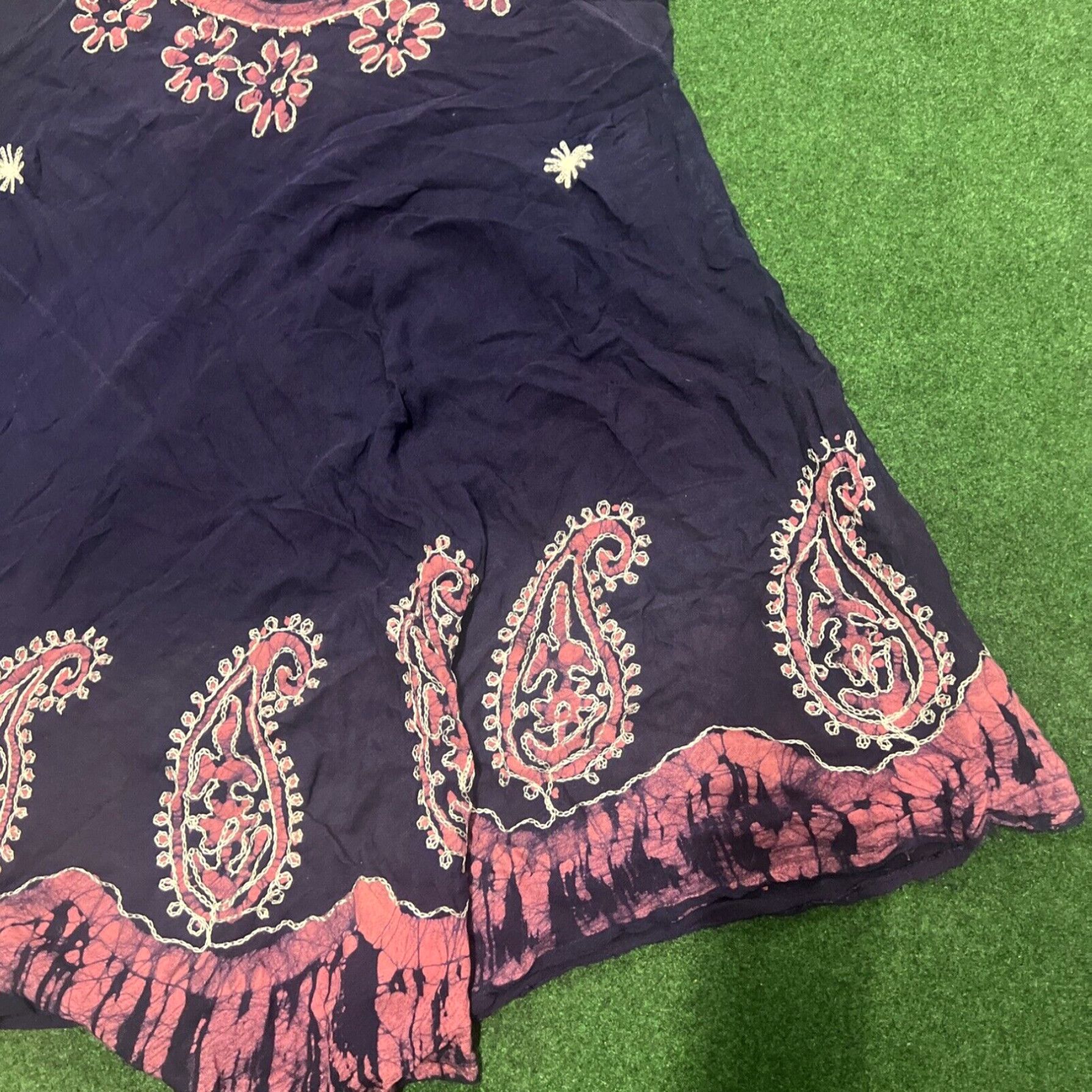 Vintage Fashion Force Womens Blouse Plus Size Purple Boho Top Size XXL / US 16-18 / IT 52-54 - 3 Thumbnail