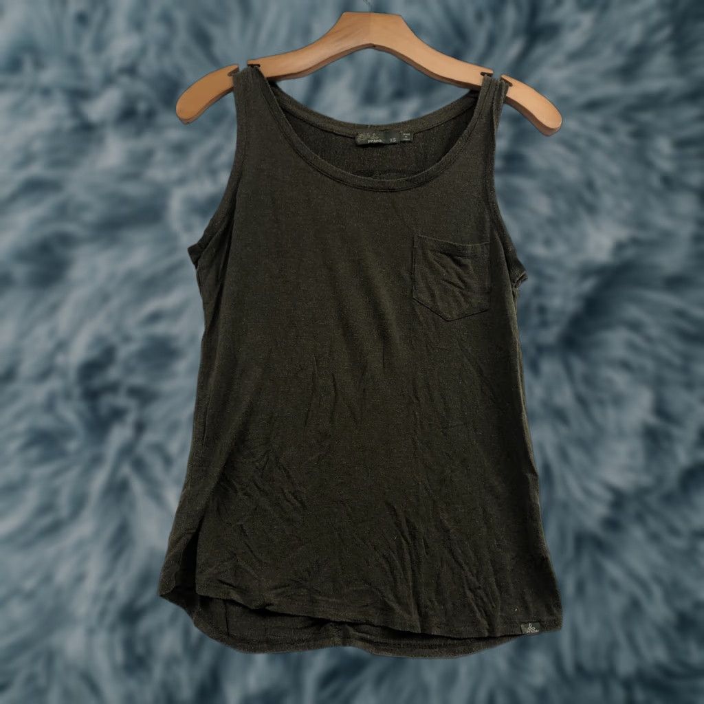 Prana Prana Tank Top Dark Green XS Lightweight Comfortable Pocket Summer Women XS Tank Size XS / US 0-2 / IT 36-38 - 1 Thumbnail