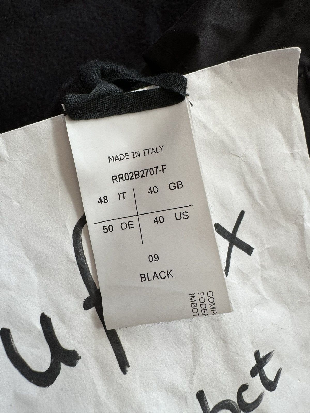 Rick Owens NEW | * SAMPLE * FW22 STROBE RUNWAY GIMP ZIP UP WITH EYELETS Size US M / EU 48-50 / 2 - 12 Thumbnail