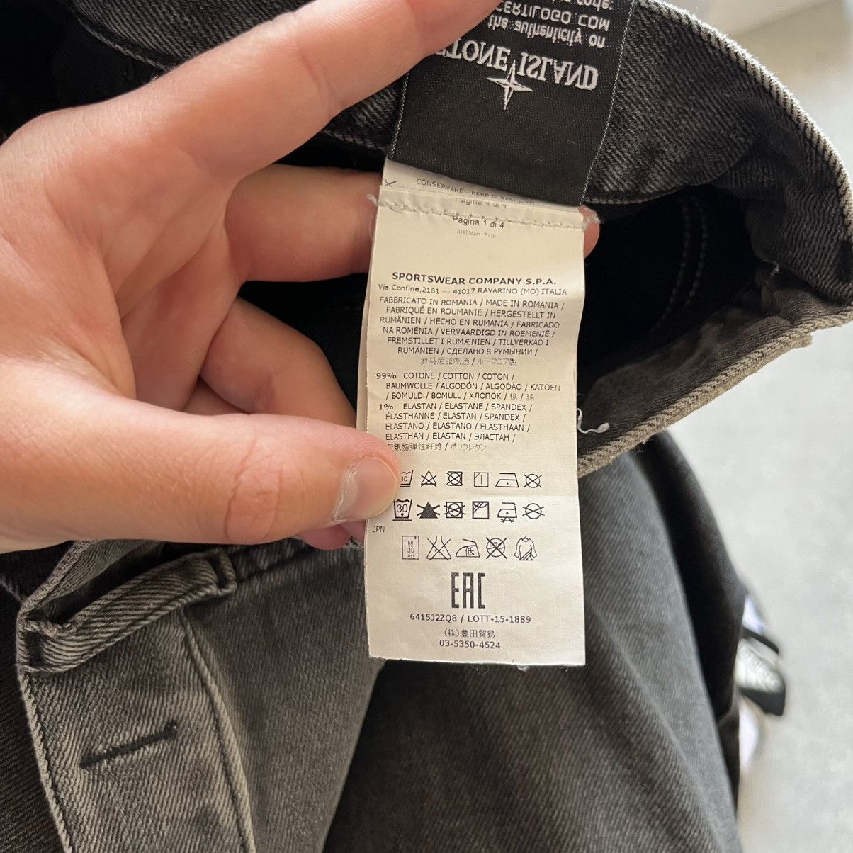 Stone Island STONE ISLAND Jeans Wash Denim Vintage Y2k Affliction Size US 32 / EU 48 - 13 Thumbnail