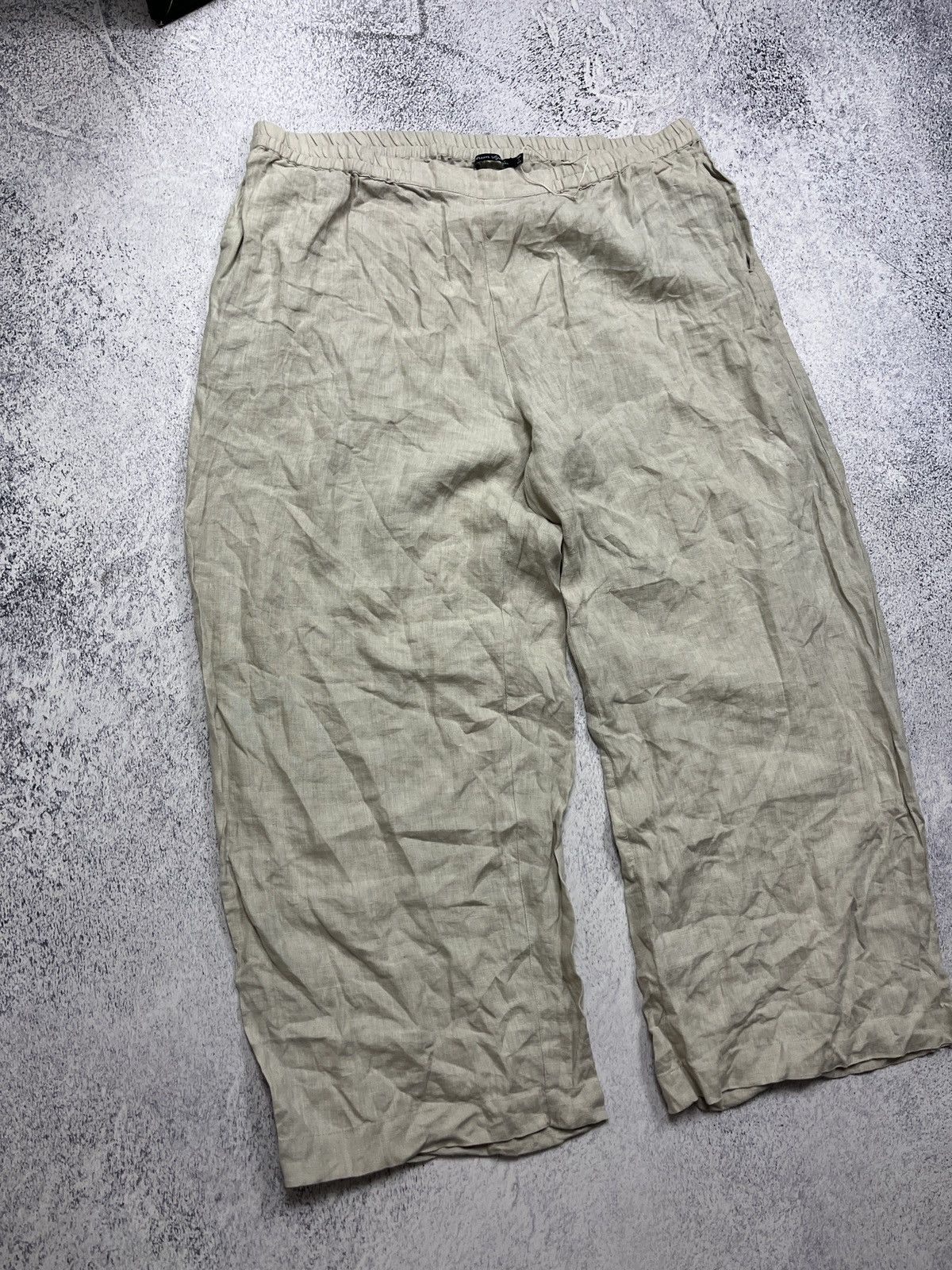 Designer Gudrun Sjoden Big Oversized Linen Pants Size US 40 / EU 56 - 3 Thumbnail