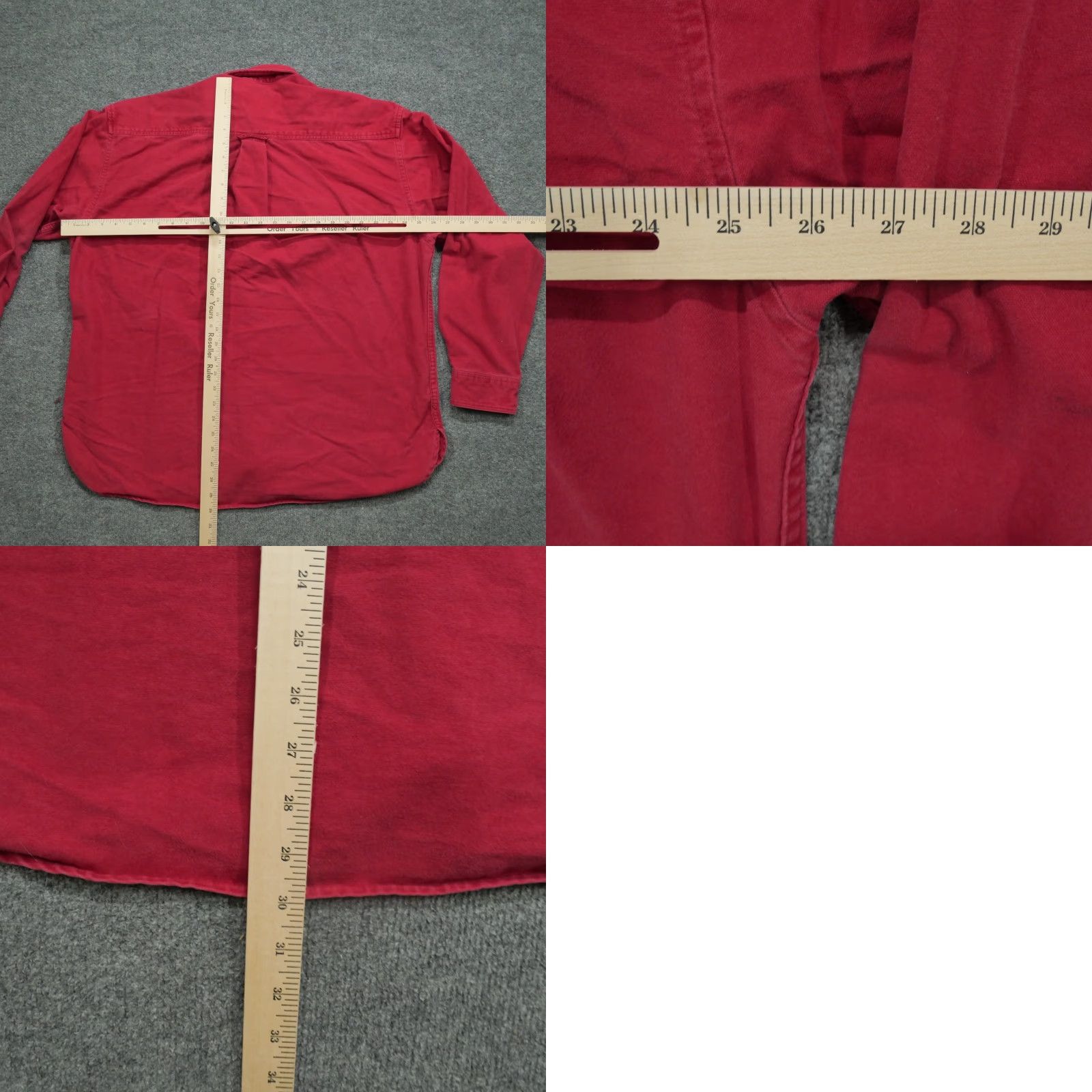 Eddie Bauer VINTAGE Eddie Bauer Shirt Mens XL Red Button Up Distressed Canvas 80s Size US XL / EU 56 / 4 - 9 Thumbnail