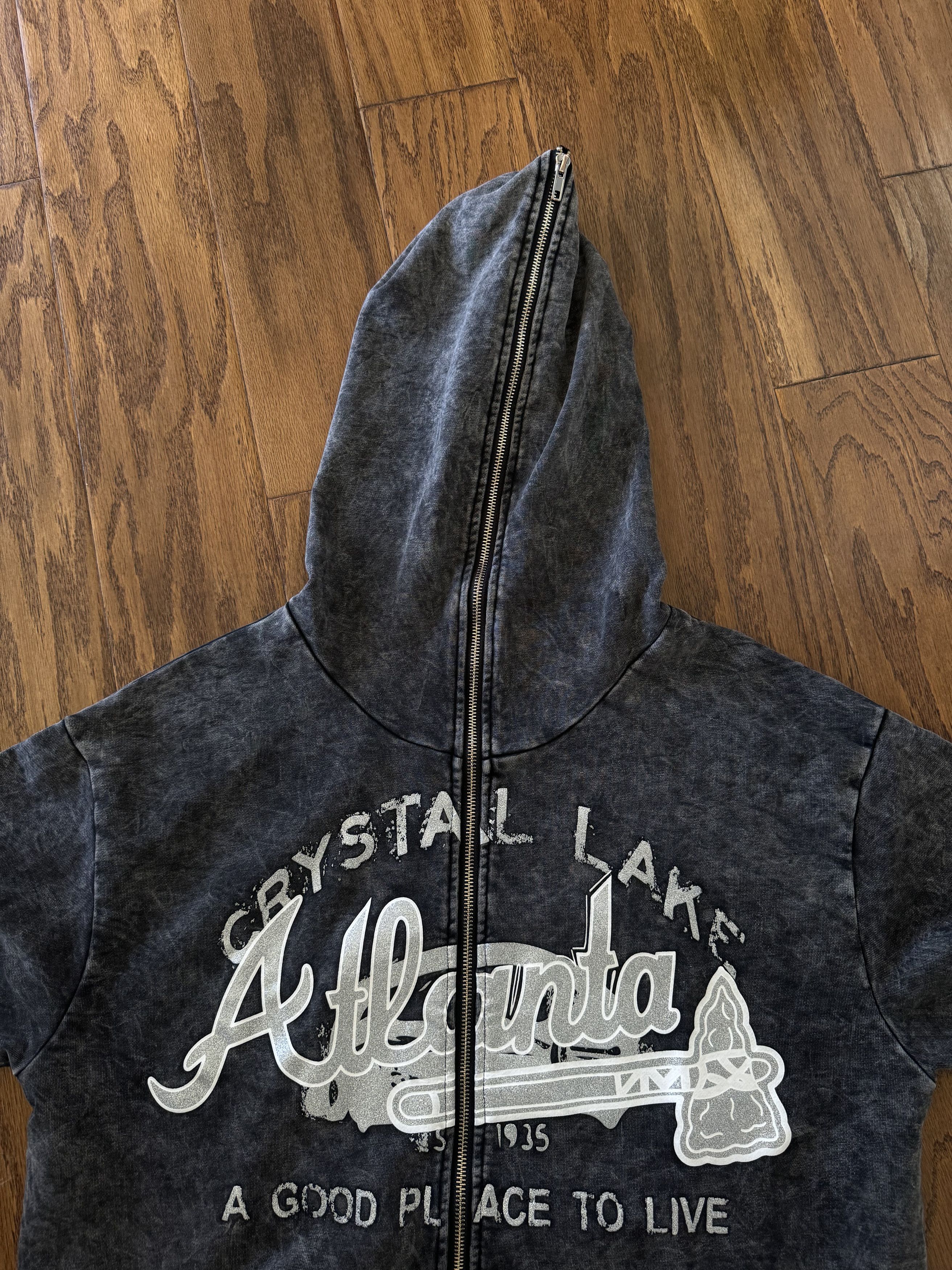Vintage Crystal Lakes Full Zip Hoodie Size US M / EU 48-50 / 2 - 7 Thumbnail