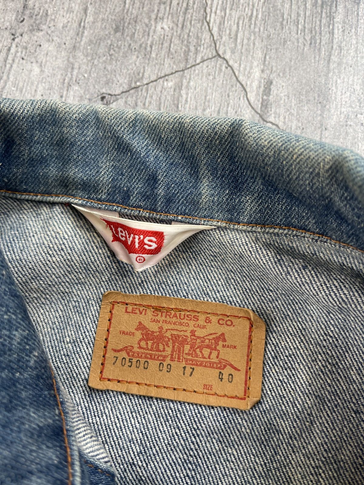 Levi's × Levi's Vintage Clothing × Vintage Vintage Levi’s Navy Denim Jacket Jeans Blazer Size S Size S / US 4 / IT 40 - 9 Thumbnail