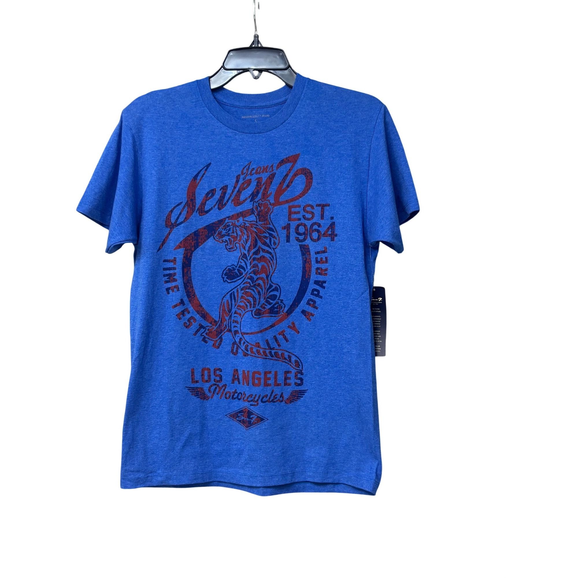 Other Seven7 Men’s Short Sleeved Crew Neck Graphic Tee, Royal Heat Size US S / EU 44-46 / 1 - 4 Thumbnail