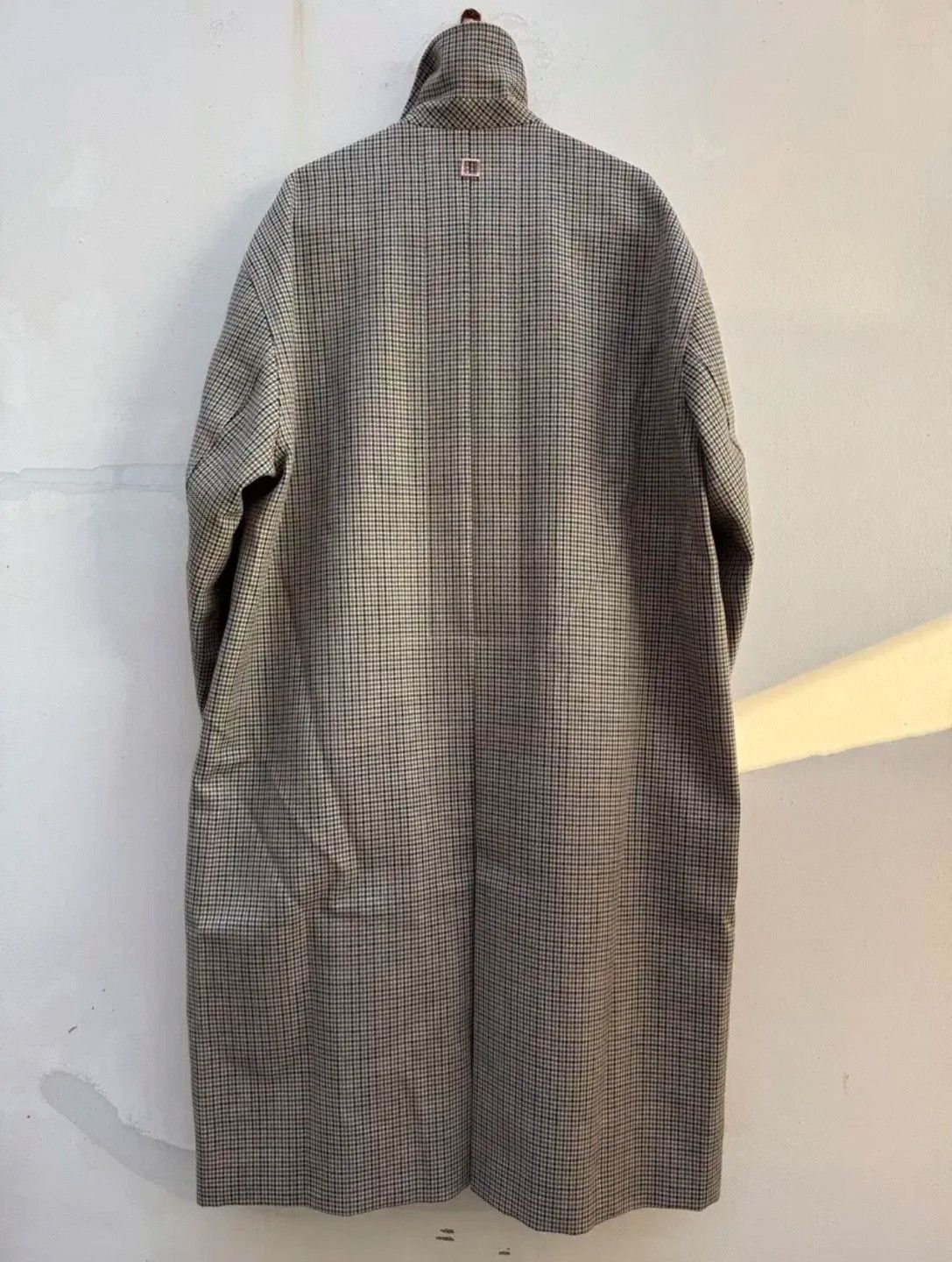 Wooyoungmi Wooyoungmi FW21 Houndstooth Mac Coat Oversized Size US S / EU 44-46 / 1 - 5 Thumbnail