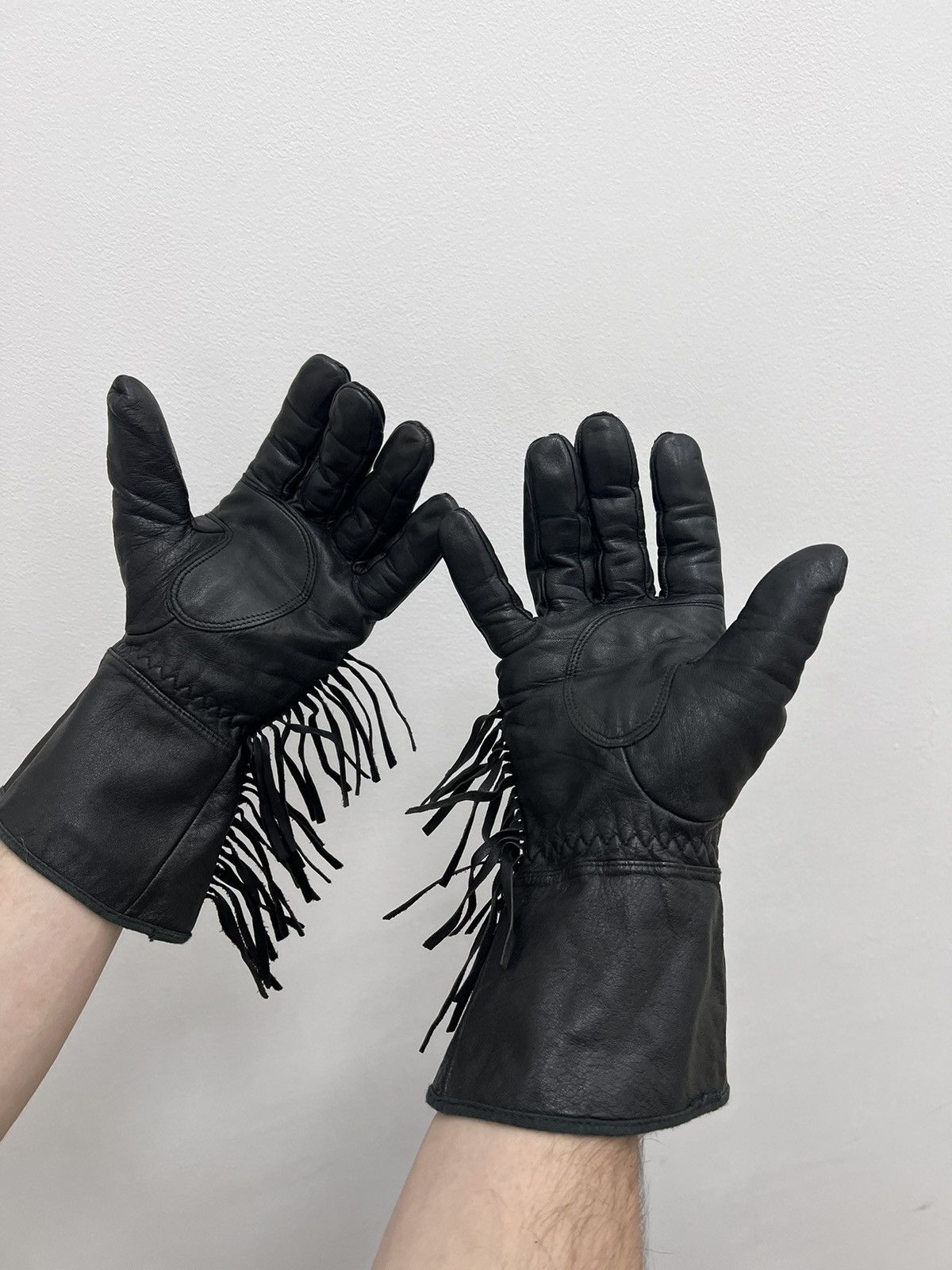 If Six Was Nine Vintage moto gloves Y2k JAPAN AVANT GARDE STYLE Size ONE SIZE - 4 Thumbnail