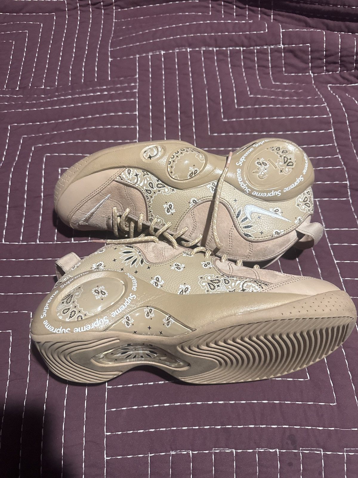 Nike × Supreme SUPREME NIKE AIR ZOOM FLIGHT 95 Size US 10.5 / EU 43-44 - 2 Thumbnail