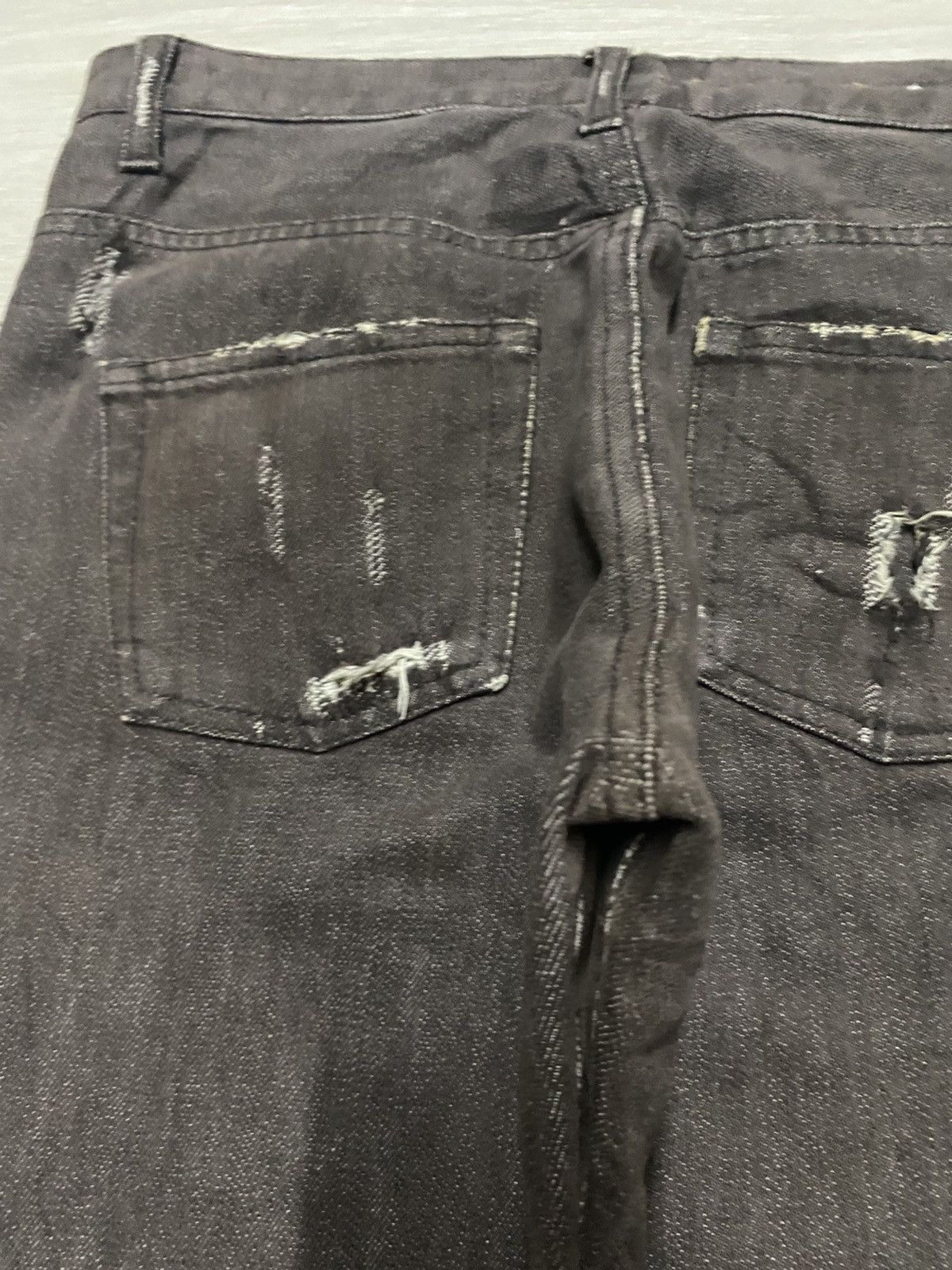 Japanese Brand Vintage Japanese Brand Distressed SLim Fit Streetwear Jeans Size US 29 - 11 Thumbnail