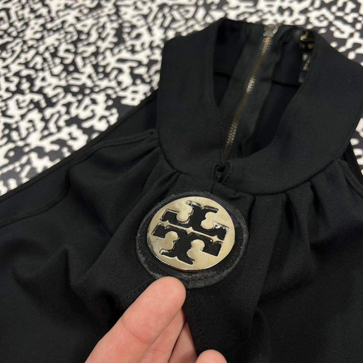 Tory Burch Vintage Y2K Tory Burch Luxury Casual Classic Mini Dress Size M / US 6-8 / IT 42-44 - 14 Thumbnail