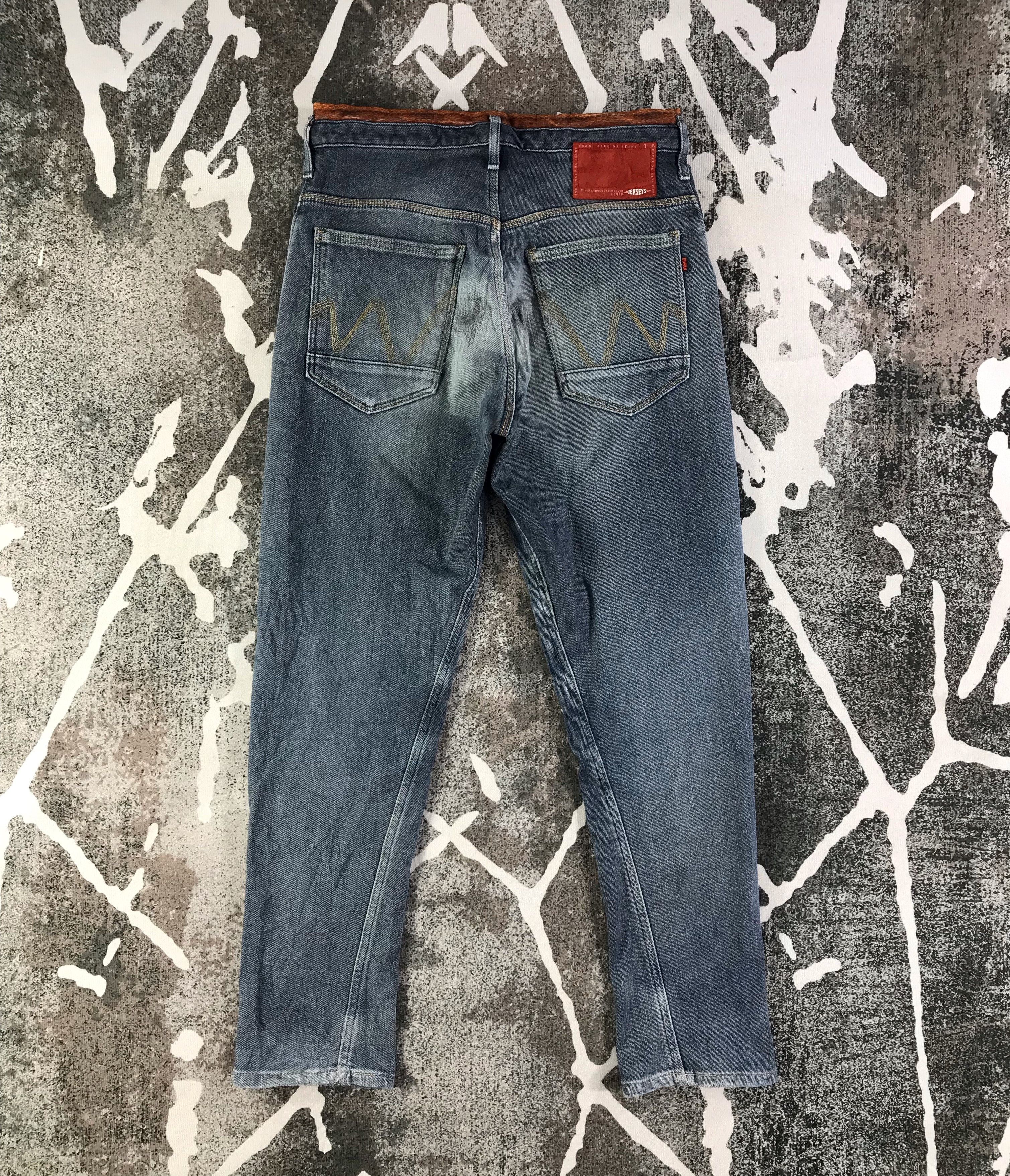 Edwin Edwin Jersey Jeans Faded Blue Denim KJ1494 Size US 32 / EU 48 - 2 Thumbnail