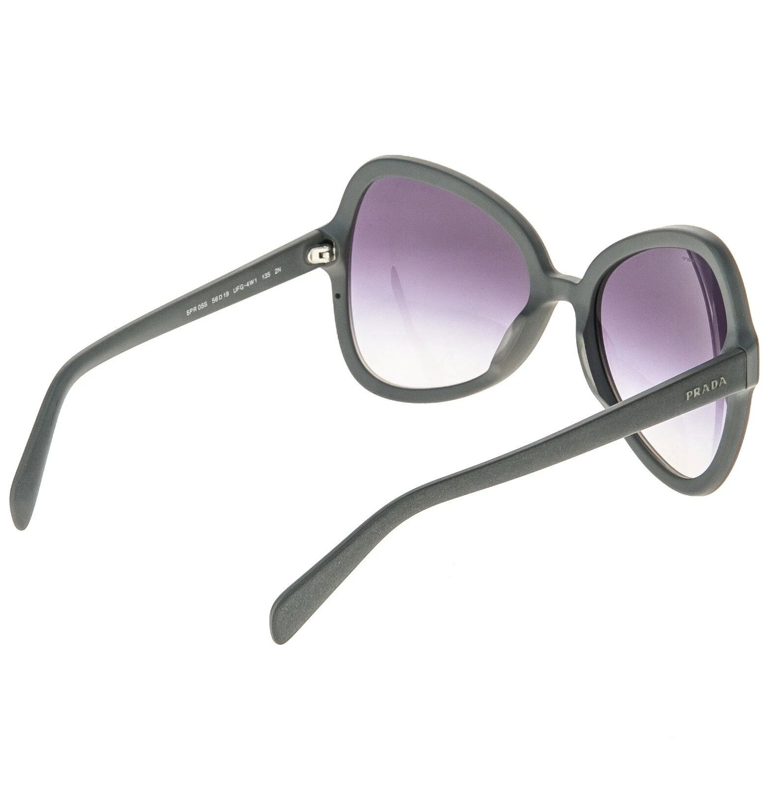 Prada PRADA PR05SS SOFT POP 05S Triangle Matte Grey Violet 05SS Size ONE SIZE - 6 Thumbnail
